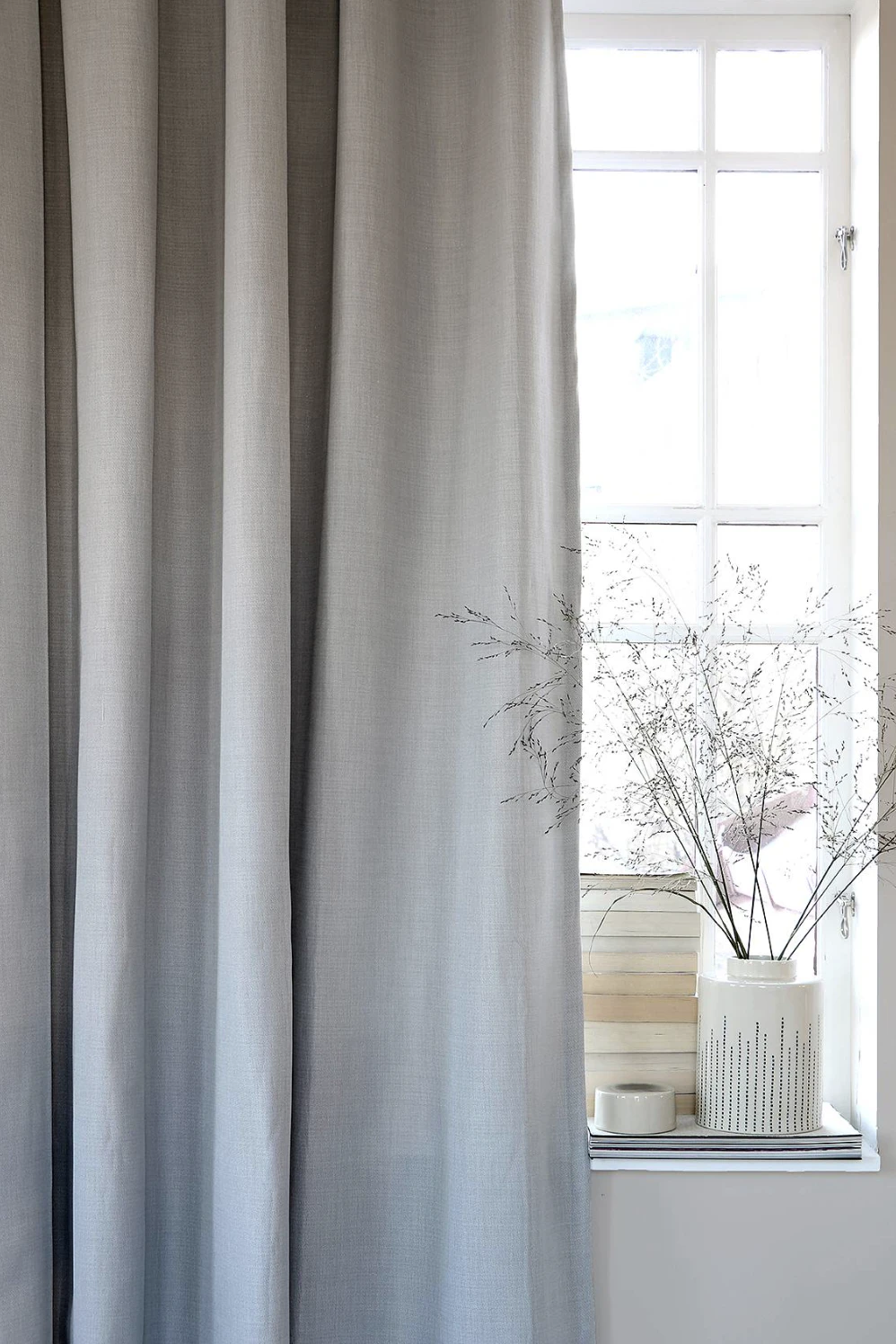 Mimou M&ouml;rkl&auml;ggande Hotellgardin Dubbel Bredd 290x250 Cm - Gardinl&auml;ngder Polyester Gr&aring;