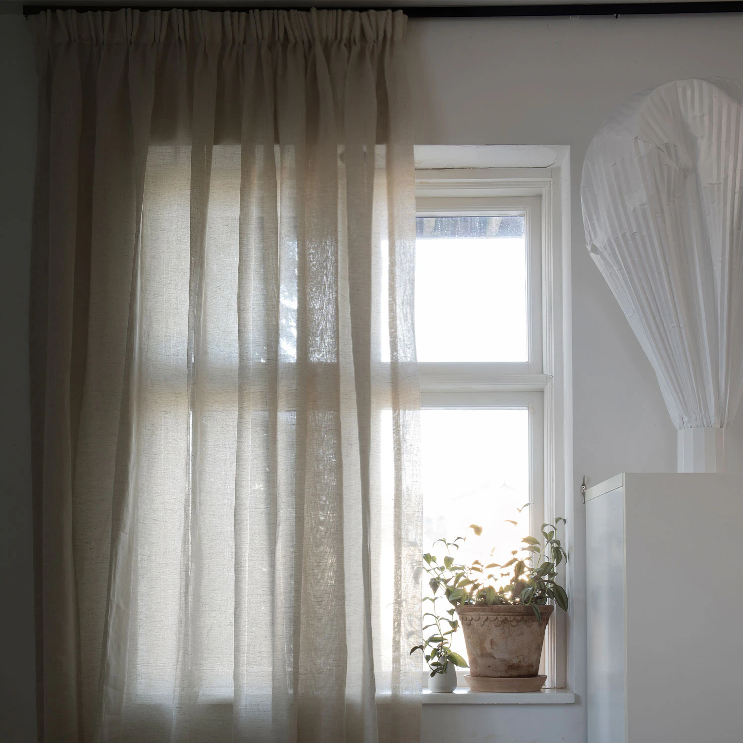 Mimou Sophie Gardin Dubbel Bredd 290x270 Cm, natur från Mimou, bild 2