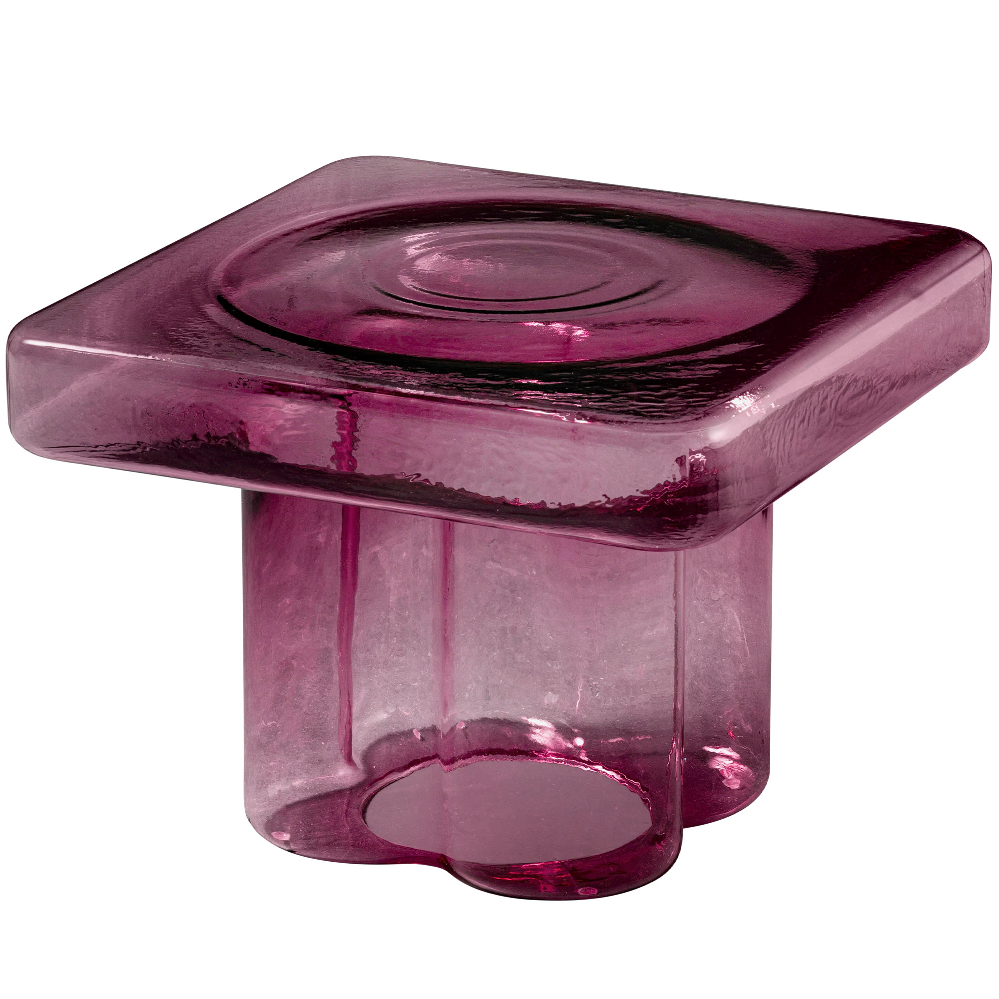 Miniforms Soda Soffbord 53x53 Cm Amethyst - Soffbord Munbl&aring;st Glas Ametist