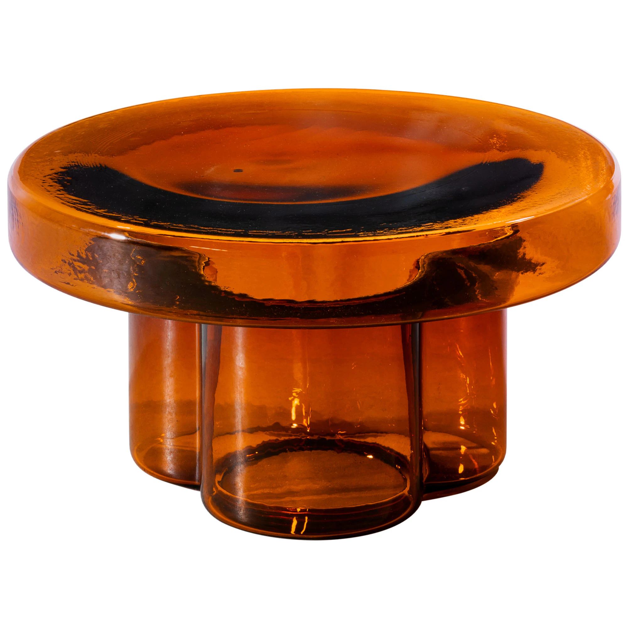 Miniforms Soda Soffbord &Oslash;55 - Soffbord Munbl&aring;st Glas Amber
