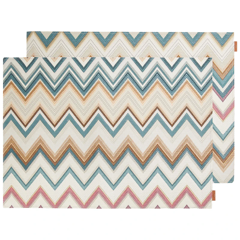 Happy Zigzag Bordstabletter 35x48 cm 2-pack