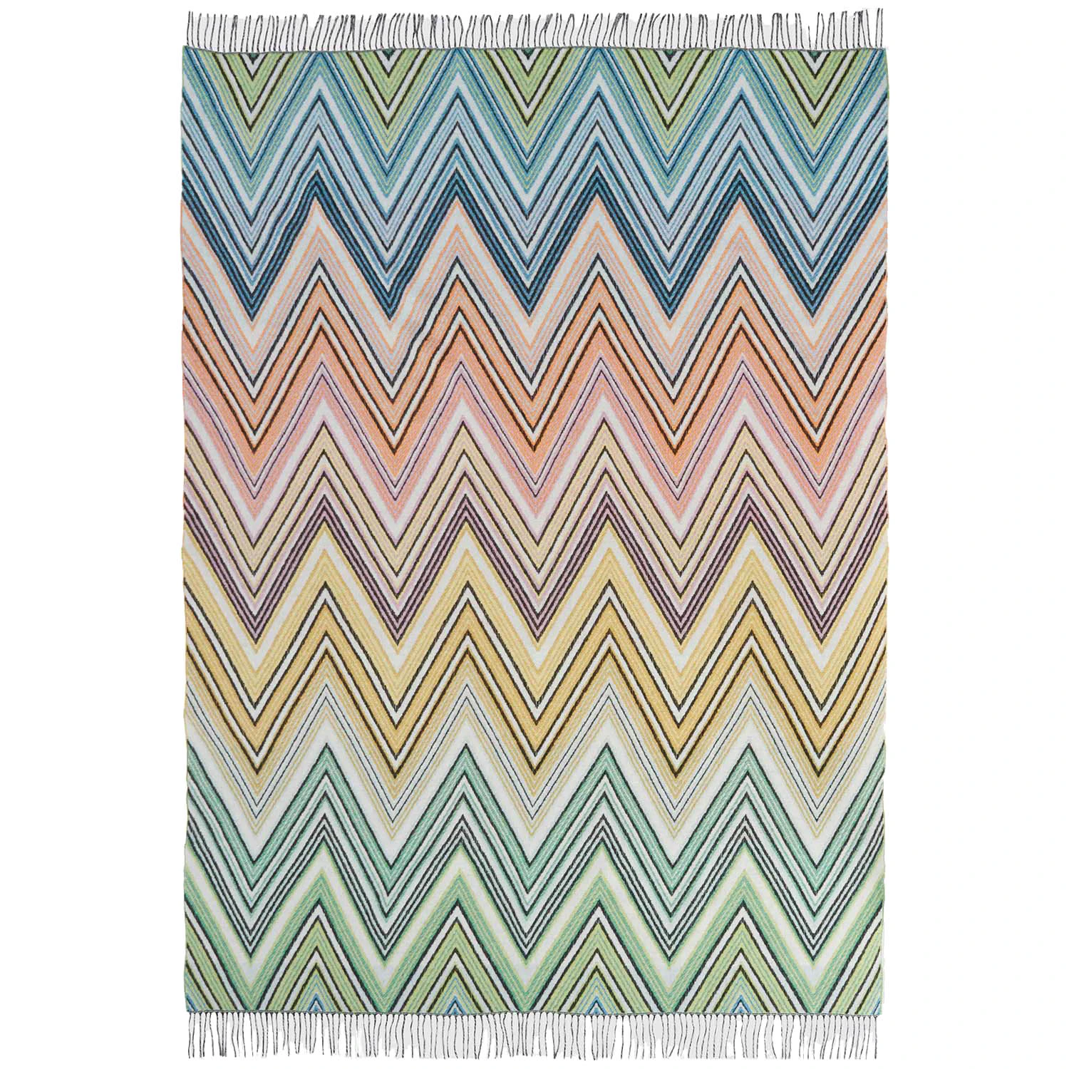 Missoni Home Plume Pläd 130x190 Cm /multi - Plädar & Filtar Ull Grön