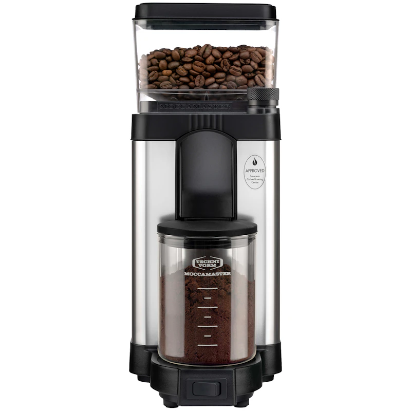 KM5 Burr Kaffekvarn, Polerat Silver