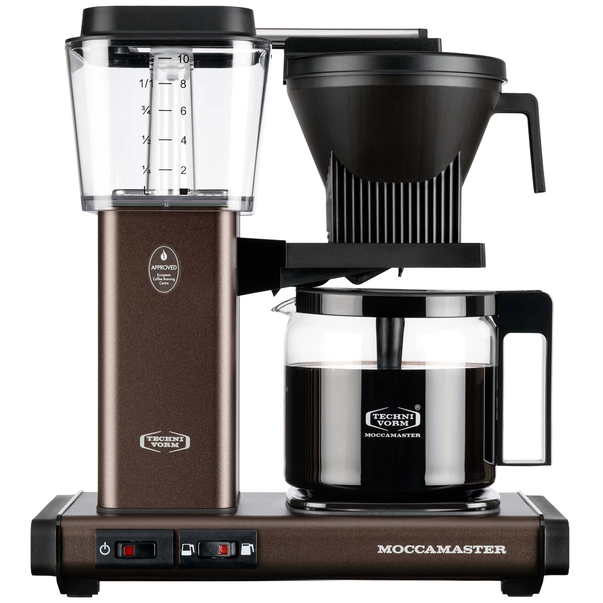 Moccamaster Optio Kaffebryggare - Plast Brun