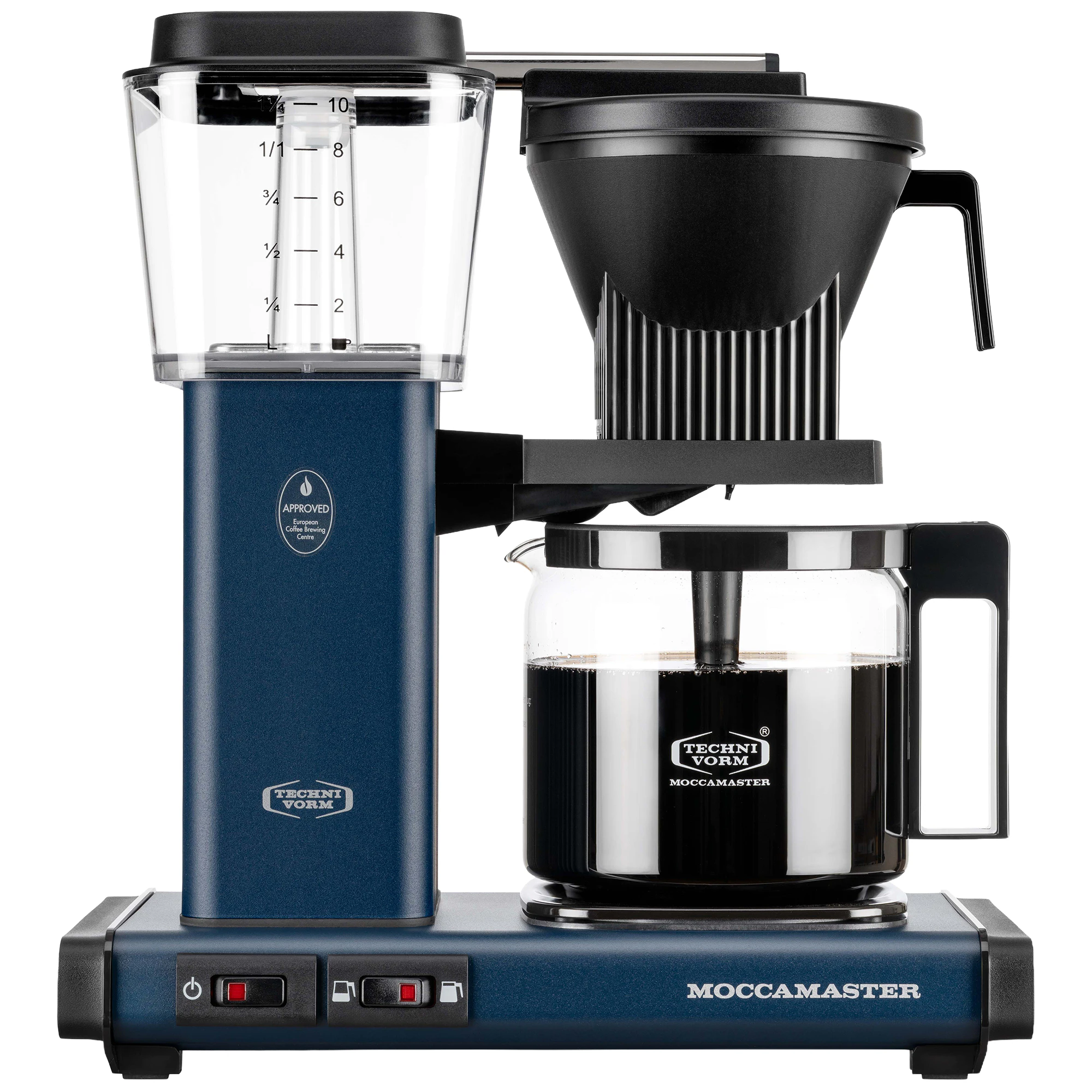 Moccamaster Optio Kaffebryggare Midnattsbl&aring; - Plast Midnight Blue