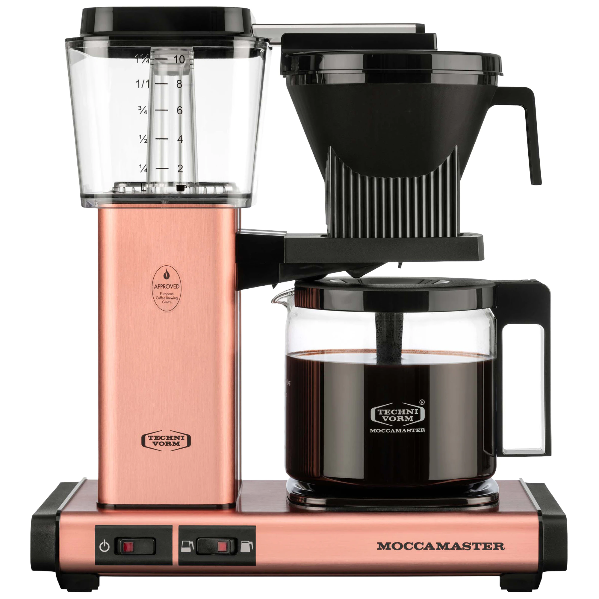 Moccamaster Optio Kaffebryggare - Plast Ros&eacute;guld