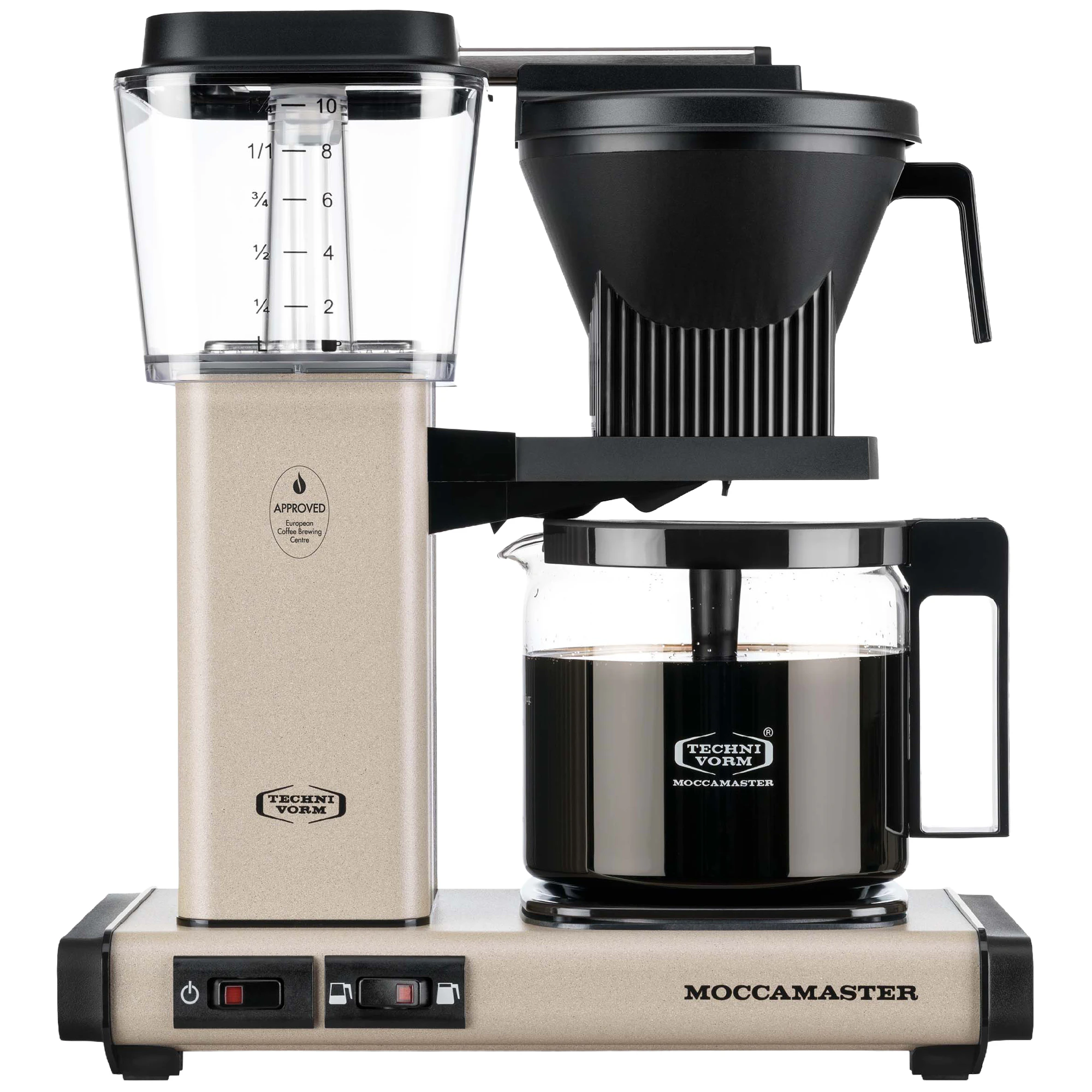 Moccamaster Optio Kaffebryggare - Plast Sand Stone
