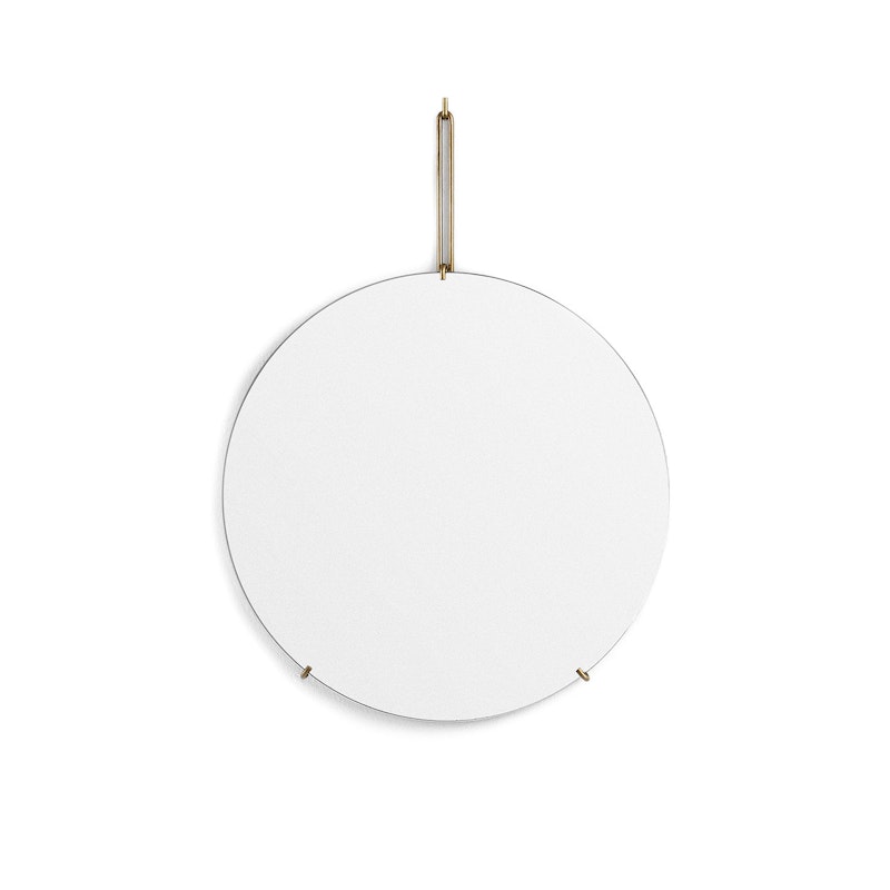 Wall Mirror Spegel Ø 50 cm, Mässing