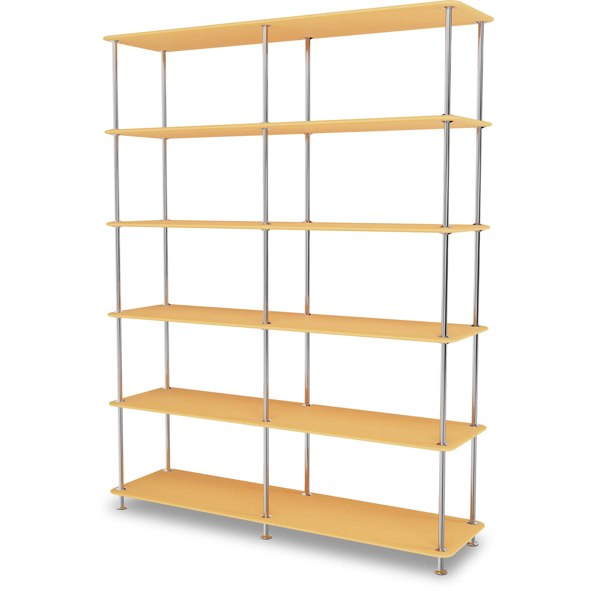 Montana Free Hylla 550000 Acacia / - Bokhyllor Lackerad Metall Krom