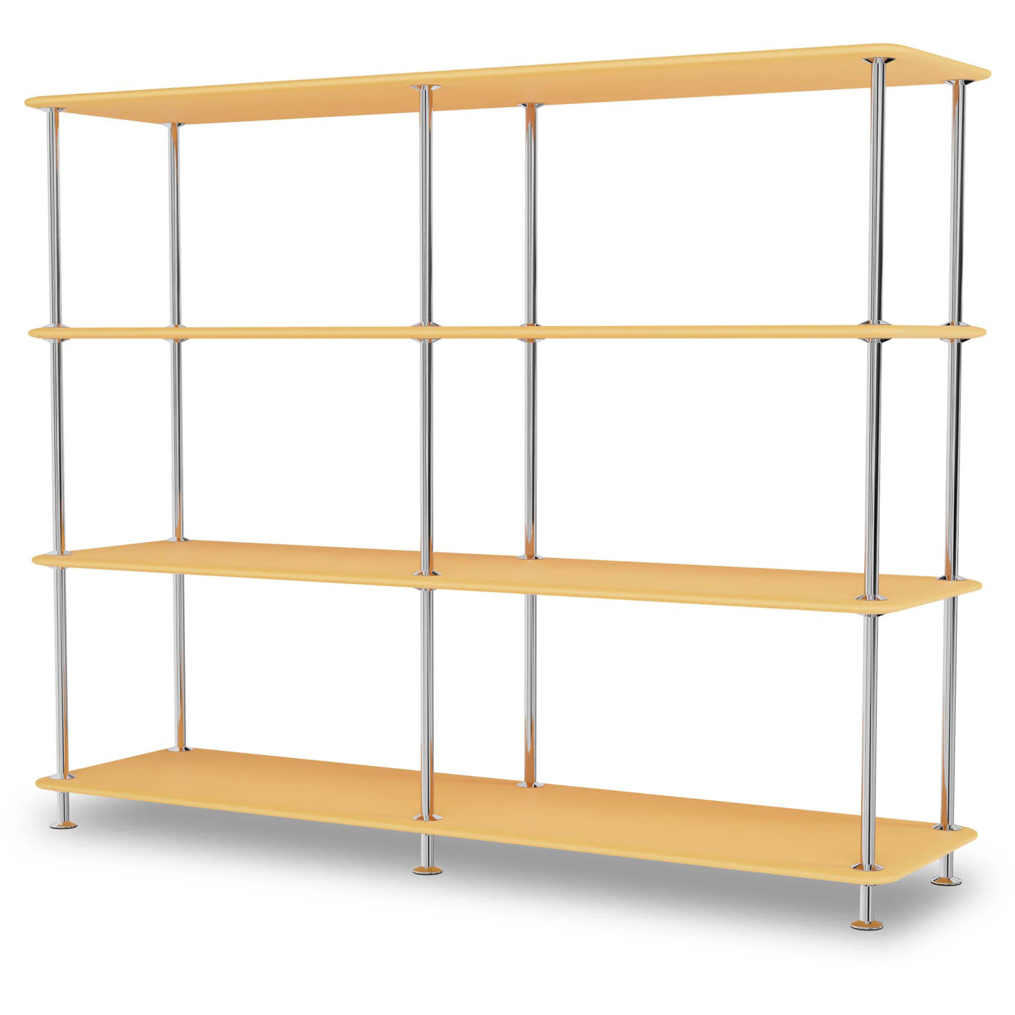 Montana Free Hylla 330000 Acacia / - Bokhyllor Lackerad Metall Krom