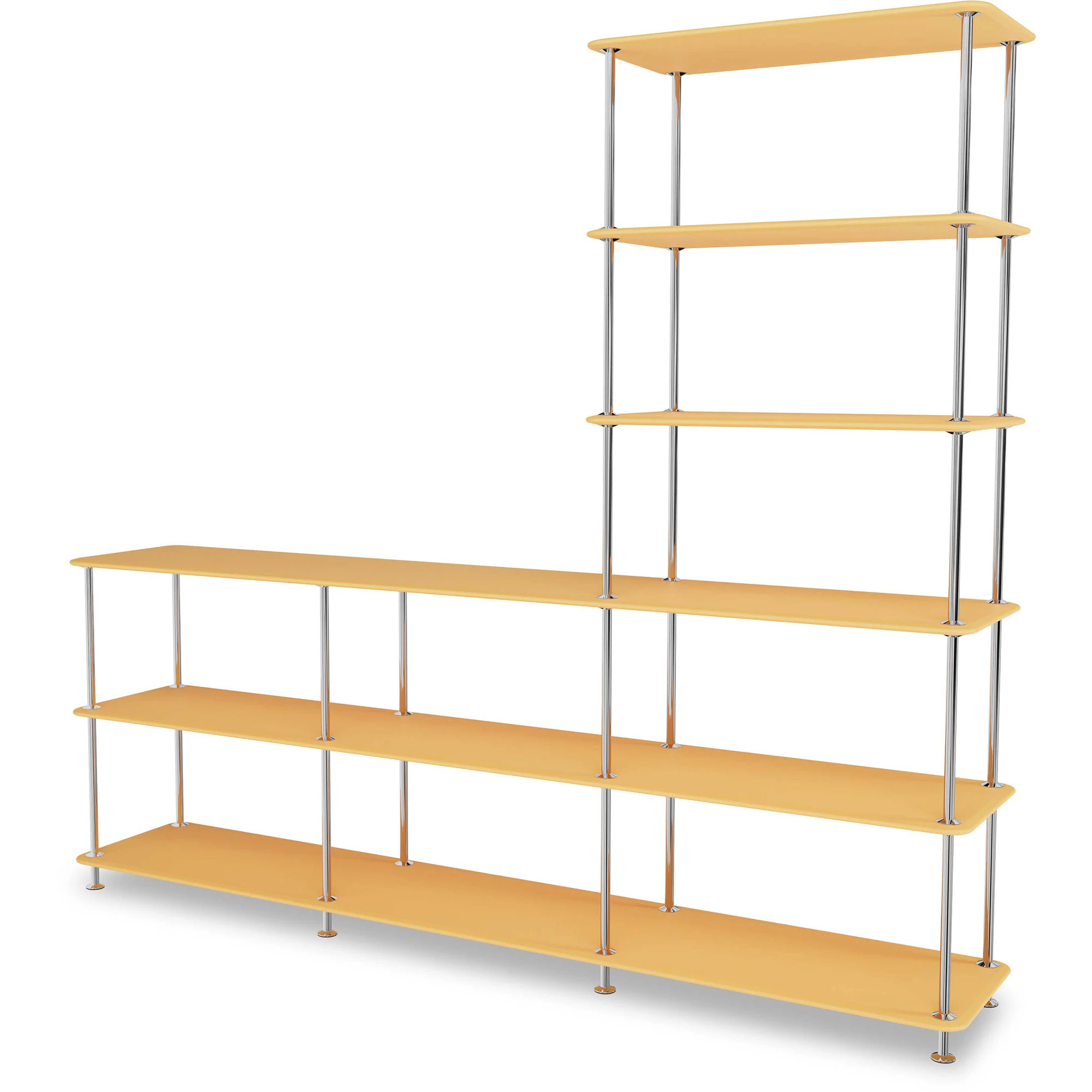 Montana Free Hylla 522000 Acacia / - Bokhyllor Lackerad Metall Krom
