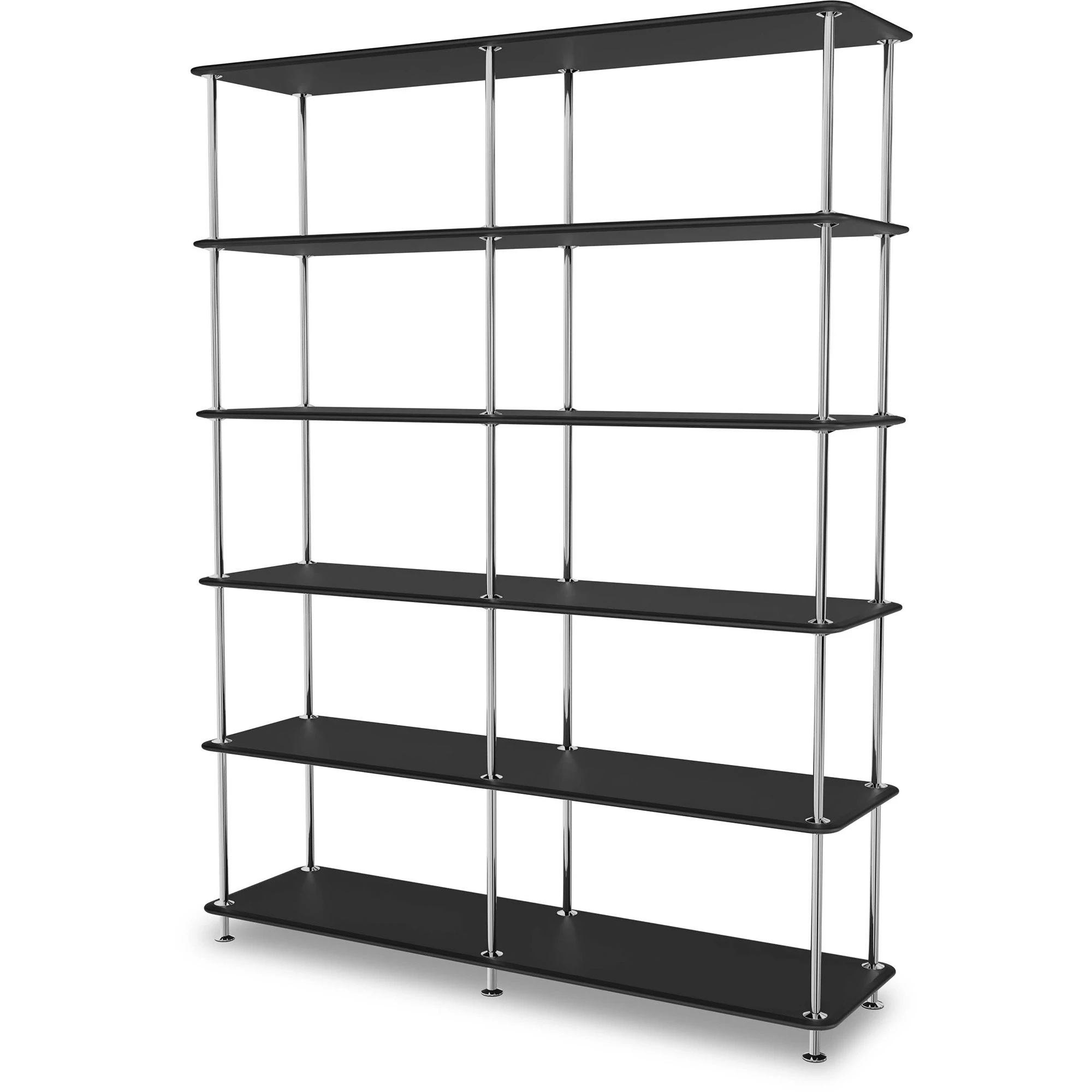 Montana Free Hylla 550000 / Krom - Bokhyllor Lackerad Metall Svart