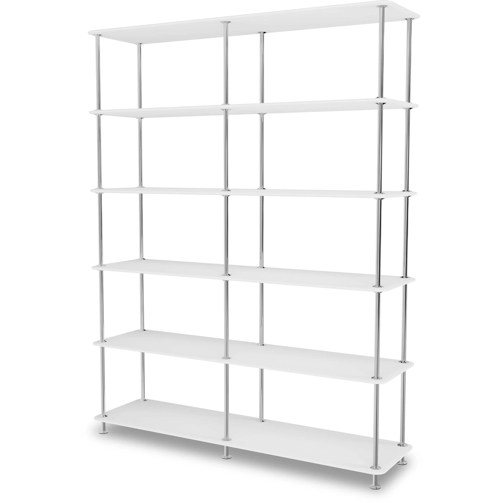 Montana Free Hylla 550000 New White / - Bokhyllor Lackerad Metall Krom