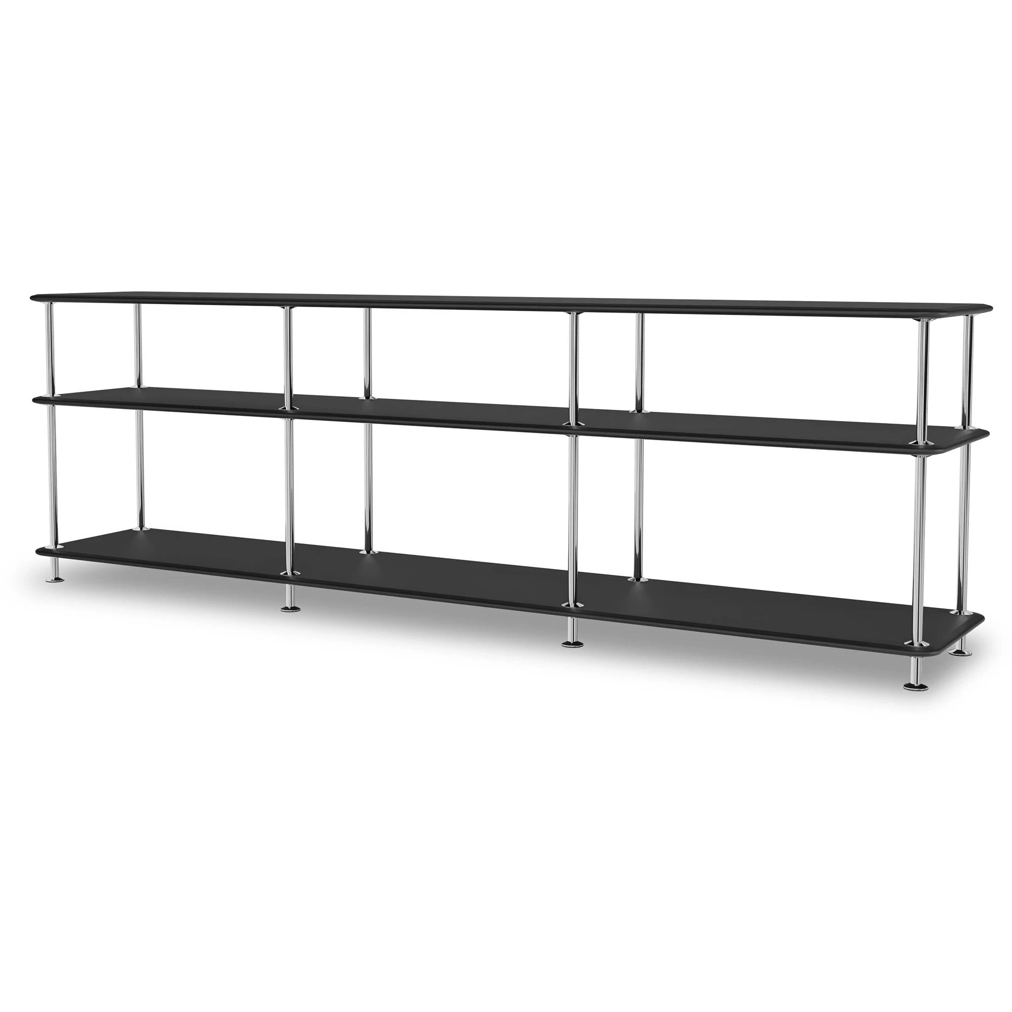 Montana Free Hylla 111222 / Krom - Bokhyllor Lackerad Metall Svart