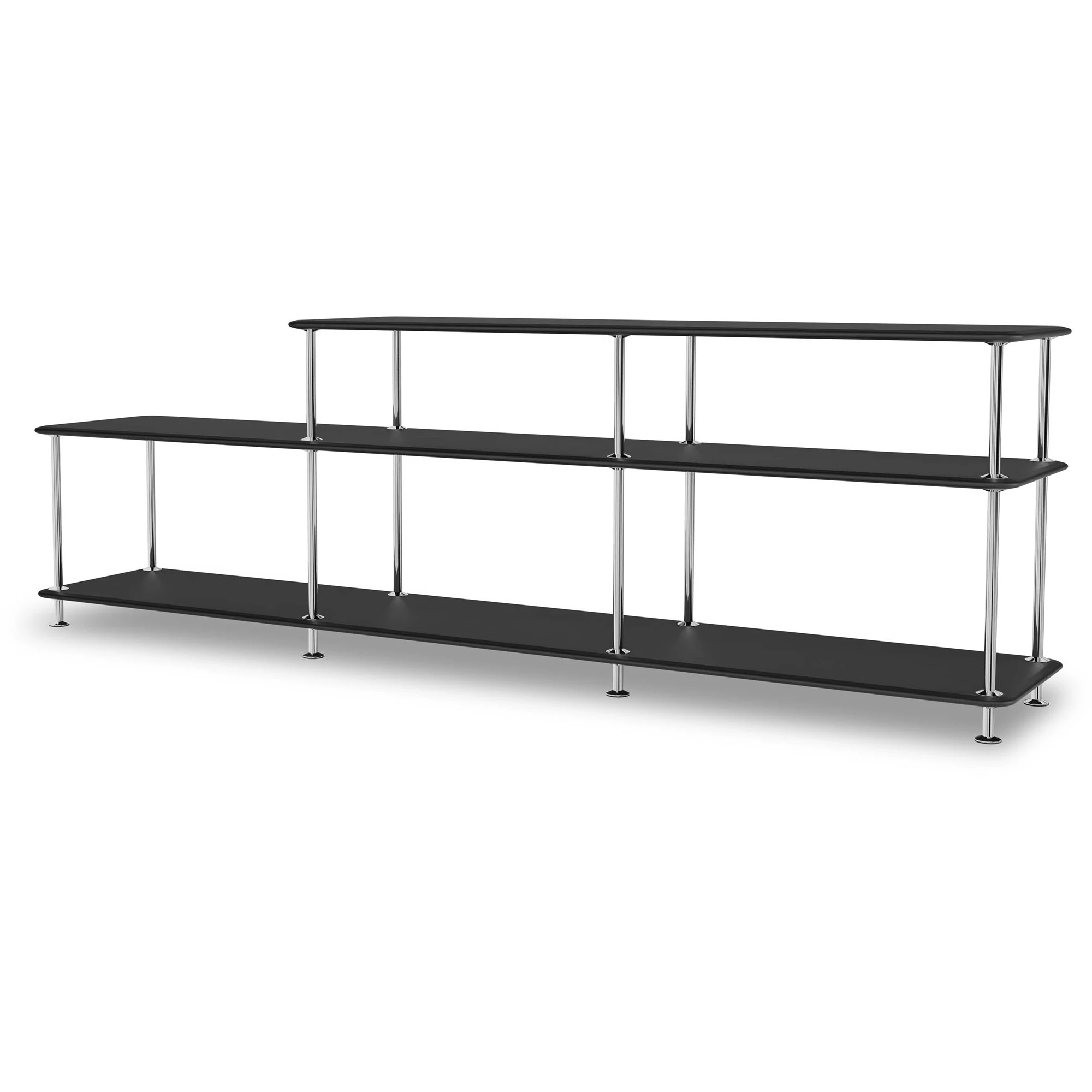 Montana Free Hylla 111220 / Krom - Bokhyllor Lackerad Metall Svart