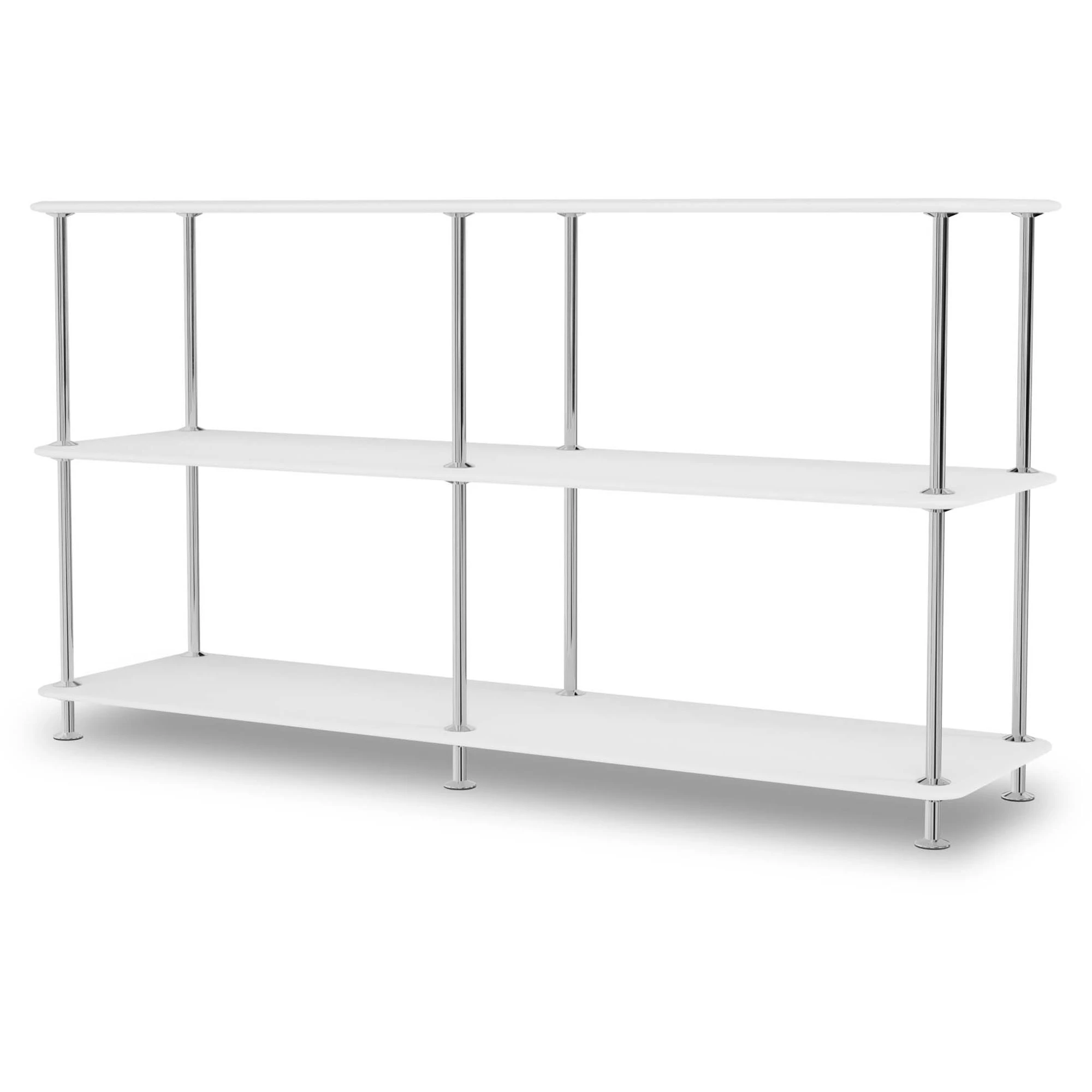 Montana Free Hylla 220000 New White / - Bokhyllor Lackerad Metall Krom