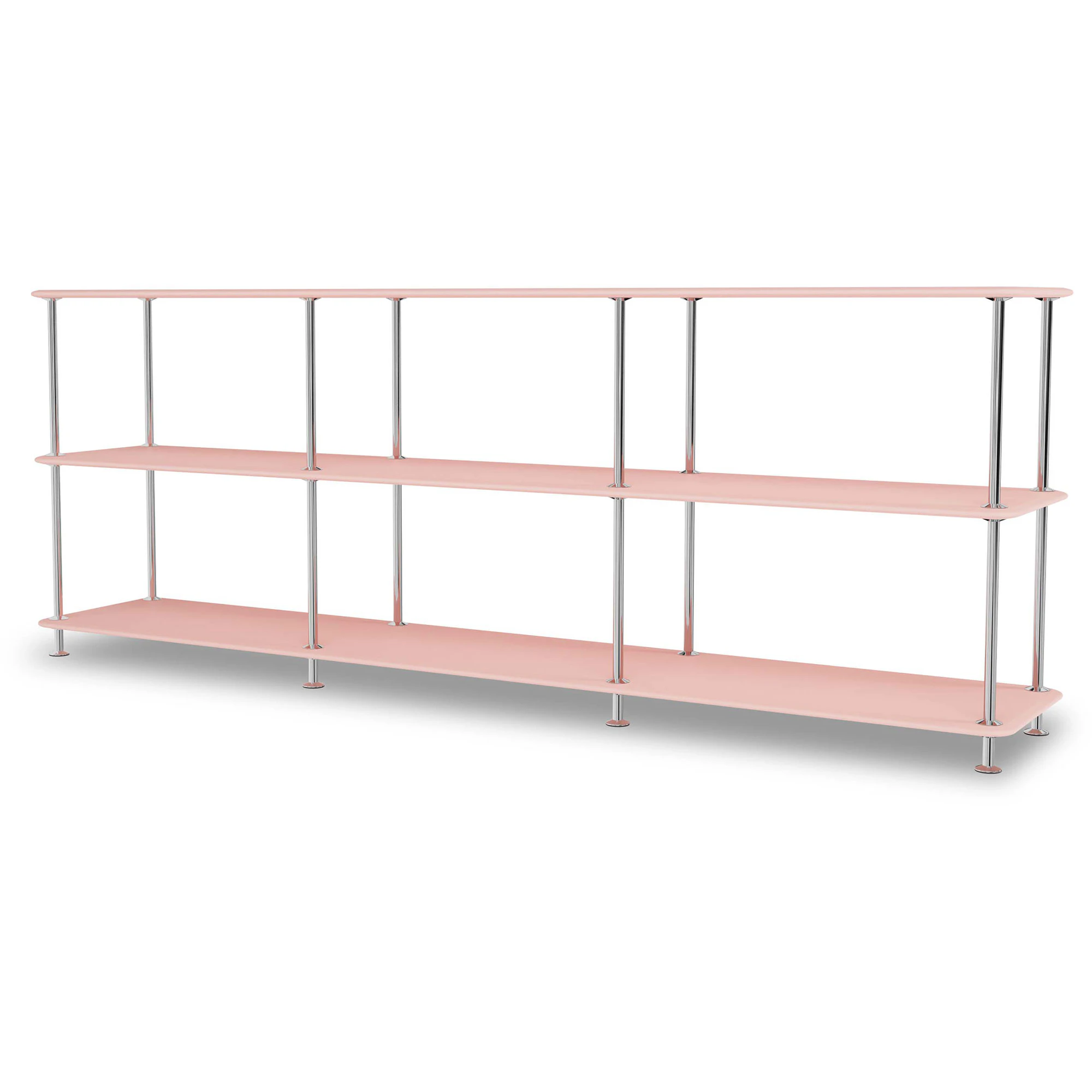 Montana Free Hylla 222000 Ruby / - Bokhyllor Lackerad Metall Krom