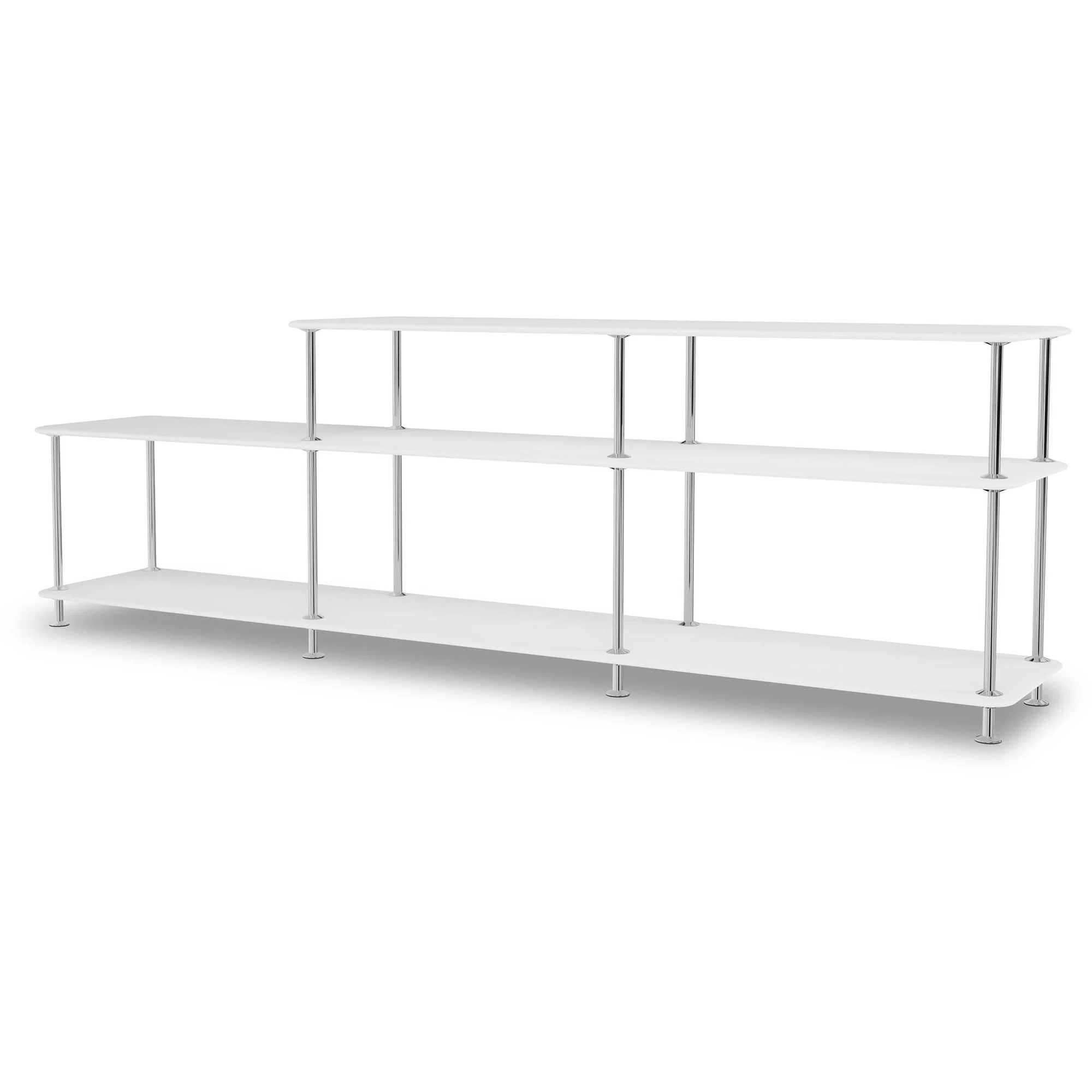 Montana Free Hylla 111220 New White / - Bokhyllor Lackerad Metall Krom