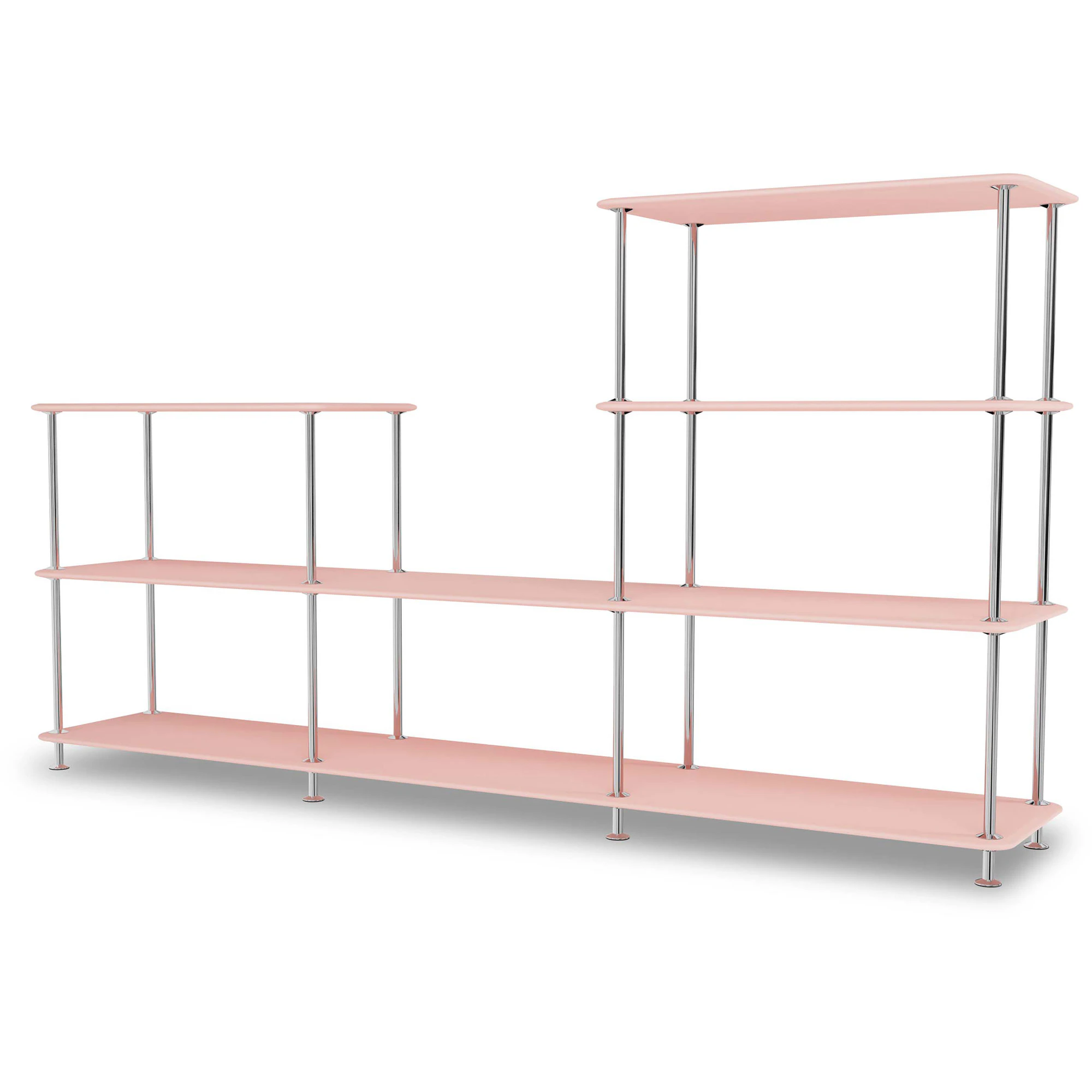 Montana Free Hylla 312000 Ruby / - Bokhyllor Lackerad Metall Krom