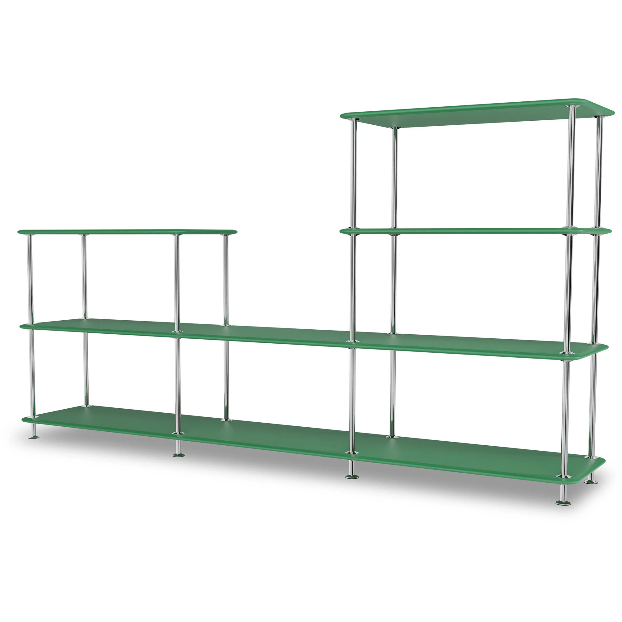 Montana Free Hylla 312000 Parsley / - Bokhyllor Lackerad Metall Krom