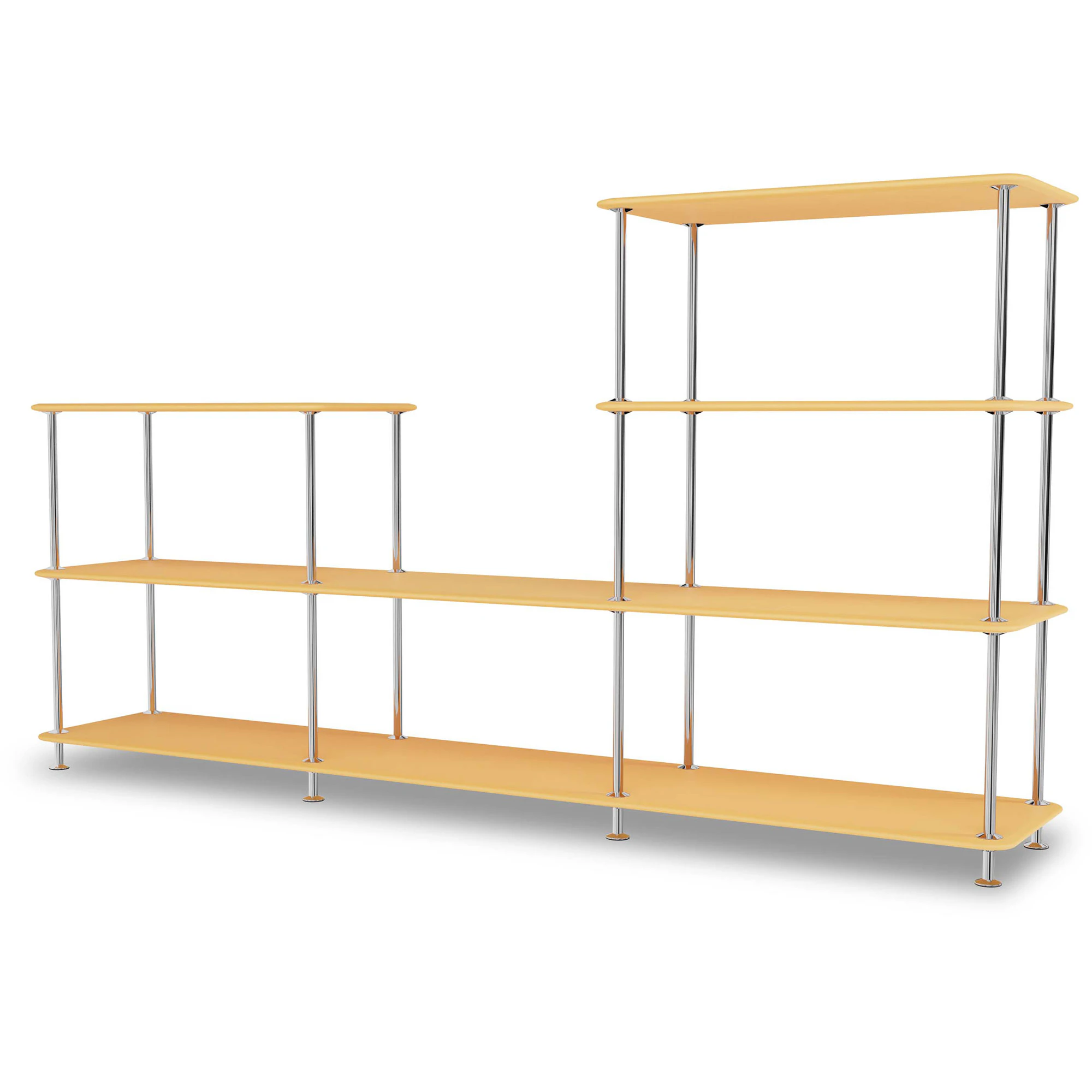 Montana Free Hylla 312000 Acacia / - Bokhyllor Lackerad Metall Krom