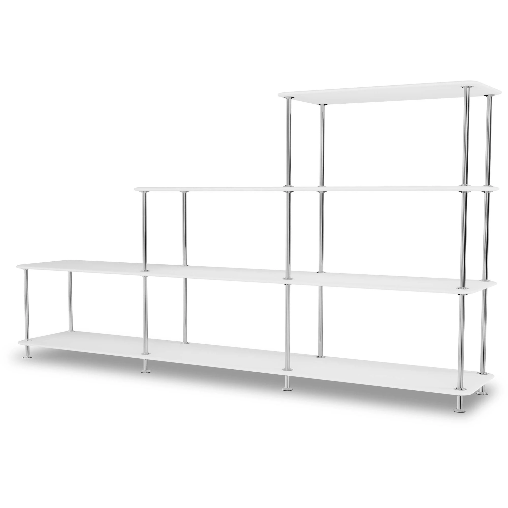 Montana Free Hylla 321000 New White / - Bokhyllor Lackerad Metall Krom