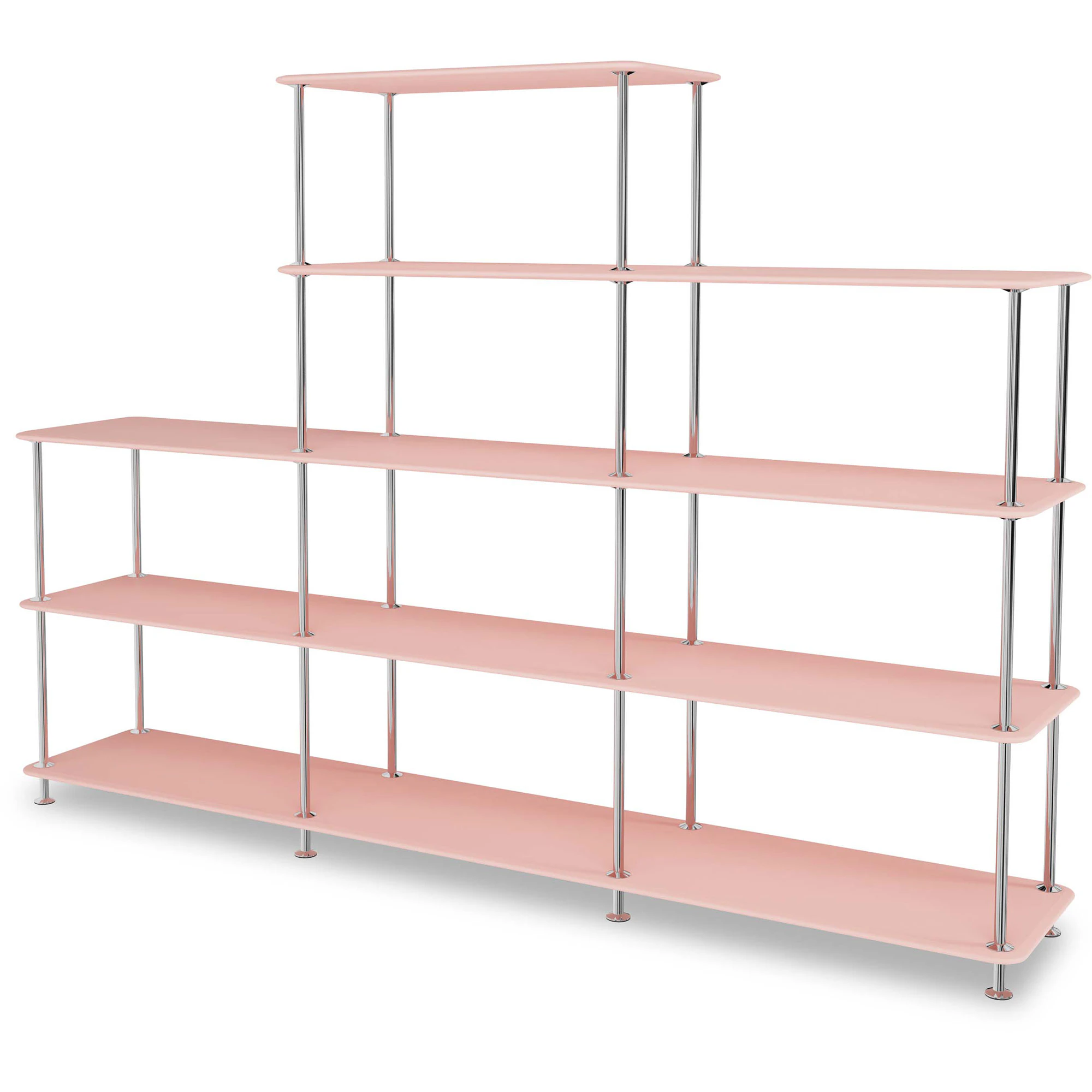 Montana Free Hylla 342000 Ruby / - Bokhyllor Lackerad Metall Krom