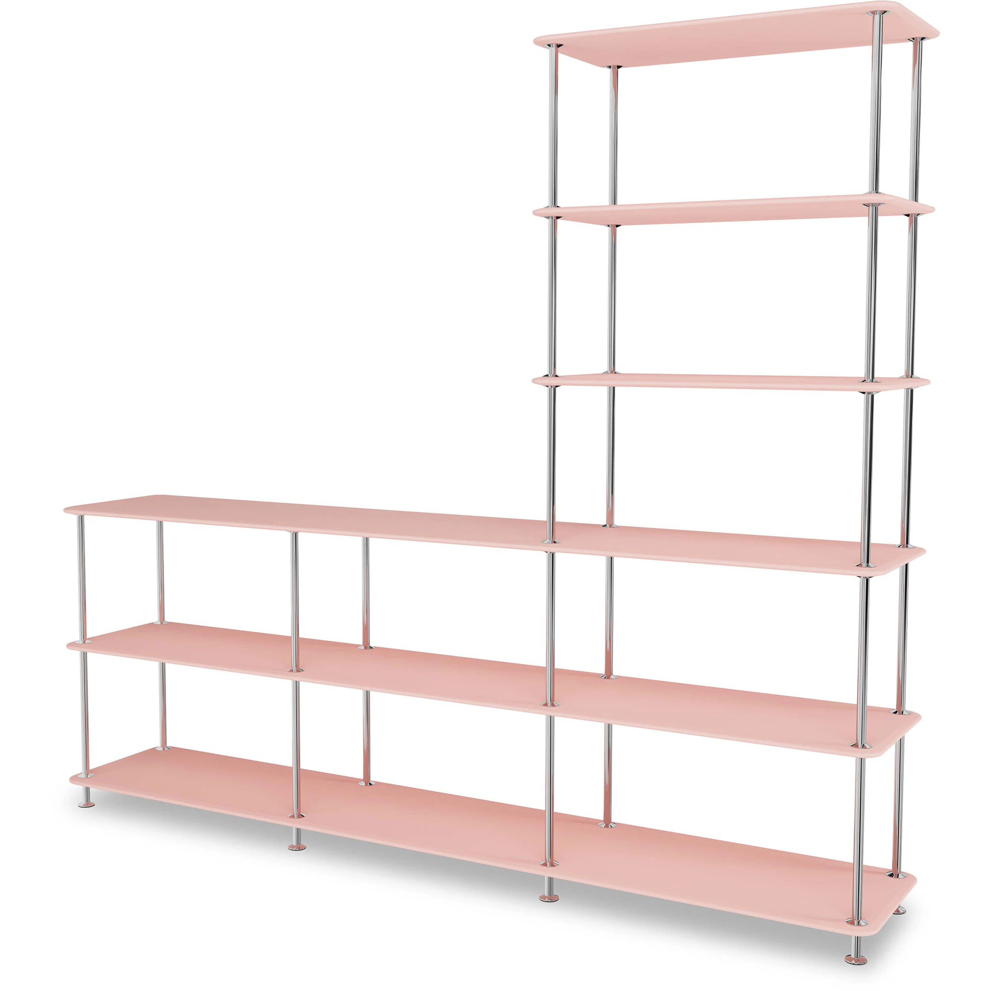 Montana Free Hylla 522000 Ruby / - Bokhyllor Lackerad Metall Krom