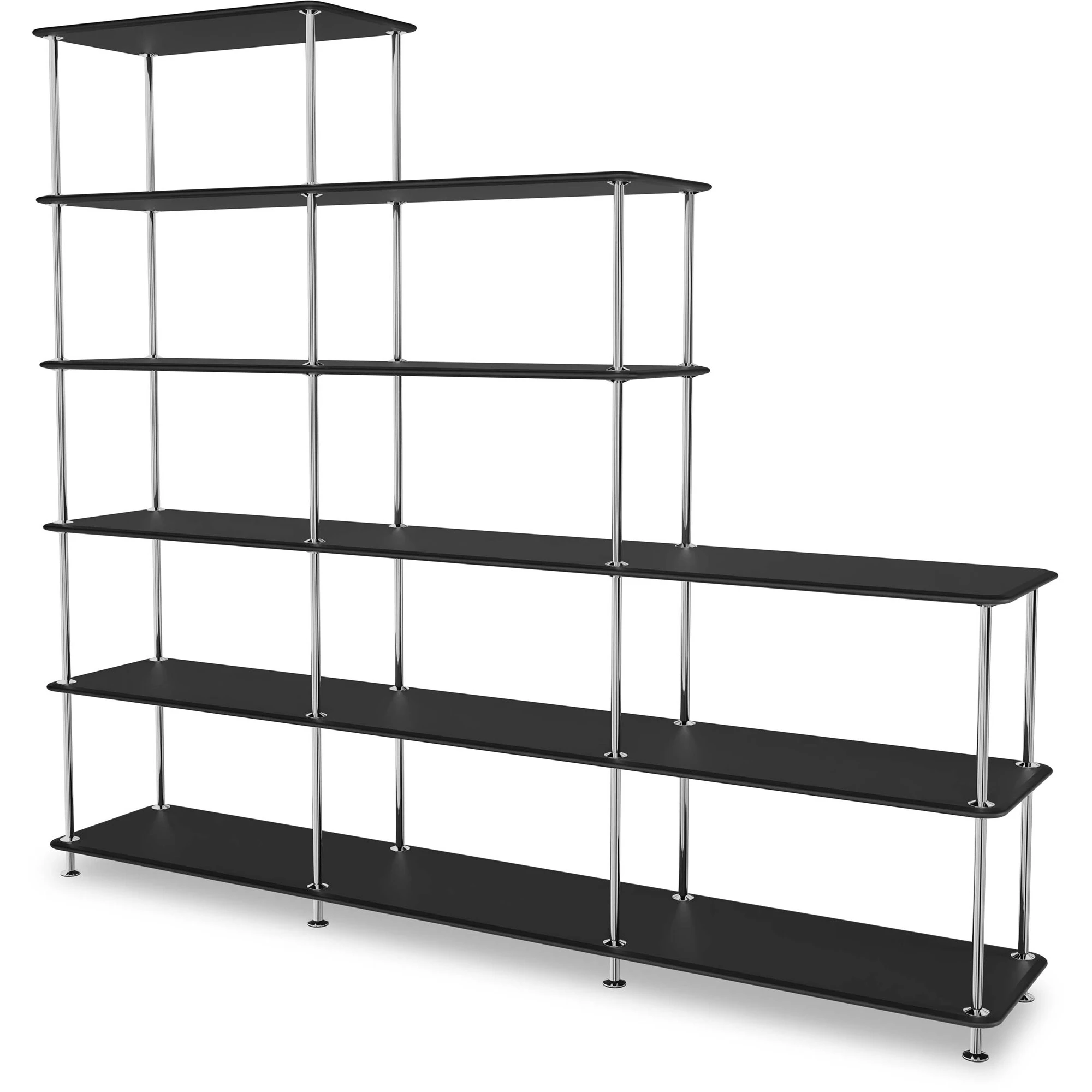 Montana Free Hylla 542000 / Krom - Bokhyllor Lackerad Metall Svart