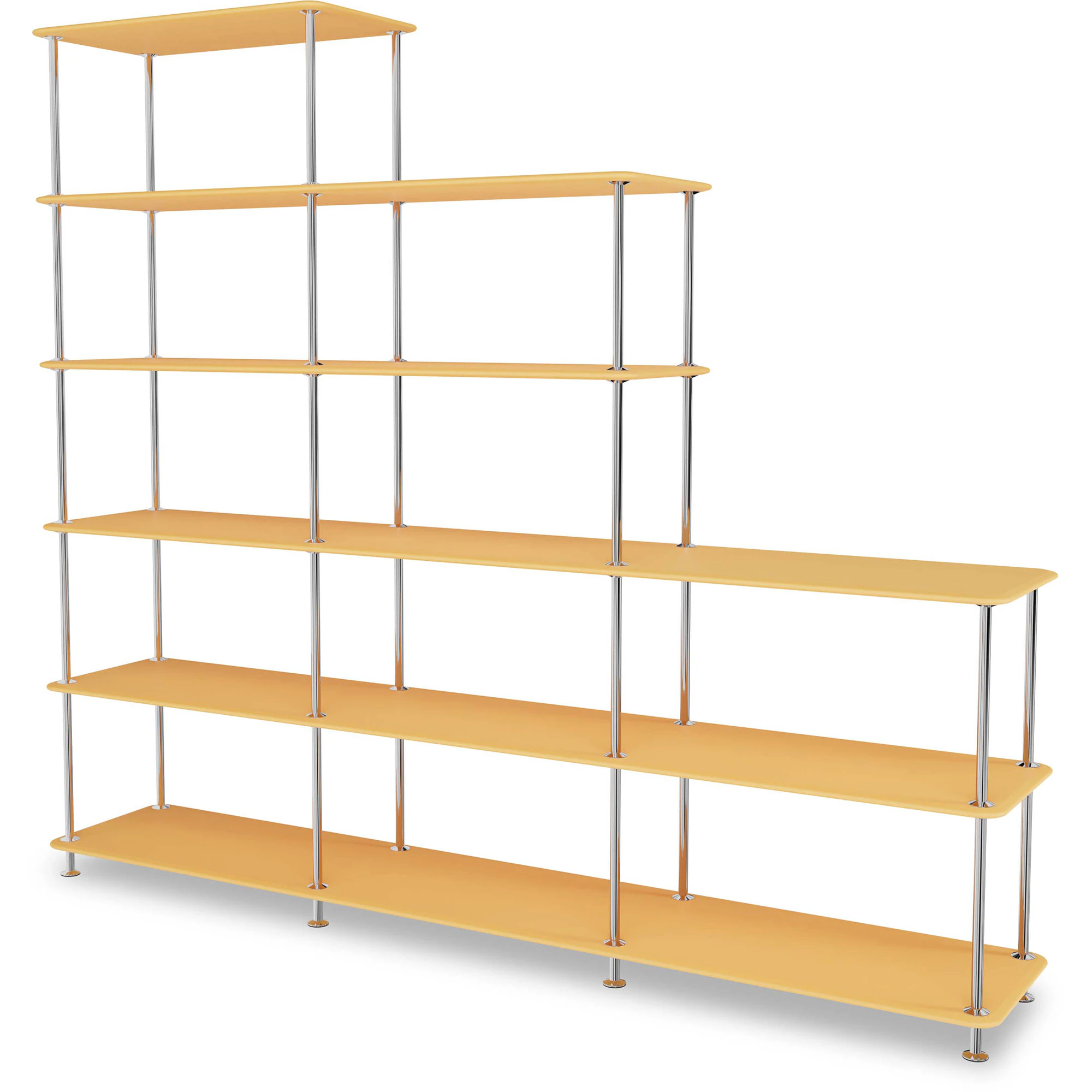 Montana Free Hylla 542000 Acacia / - Bokhyllor Lackerad Metall Krom