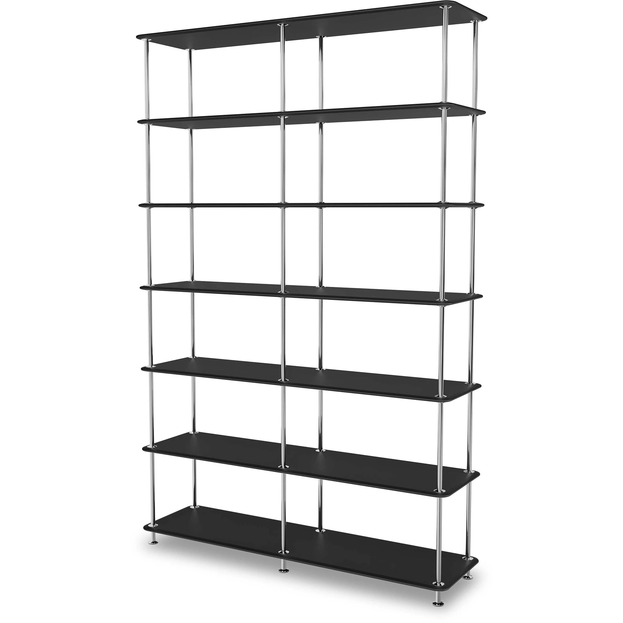 Montana Free Hylla 660000 / Krom - Bokhyllor Lackerad Metall Svart