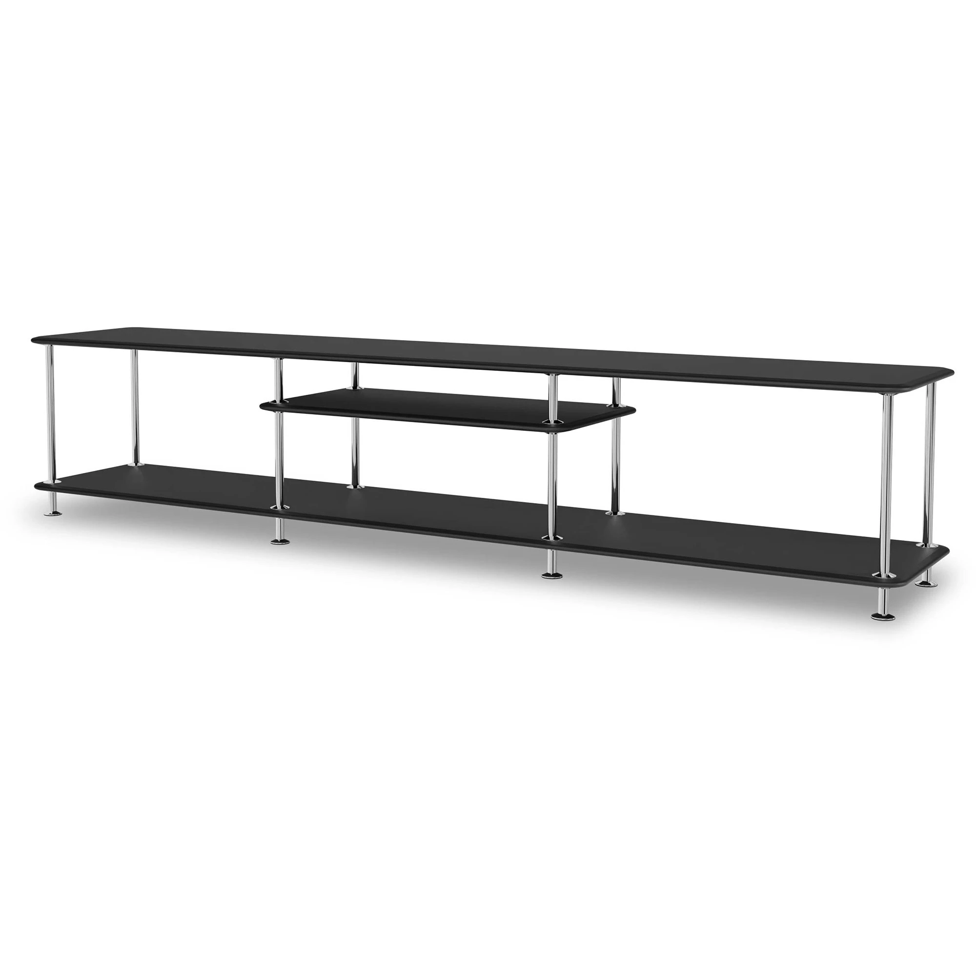 Montana Free Hylla 111010 / Krom - Bokhyllor Lackerad Metall Svart
