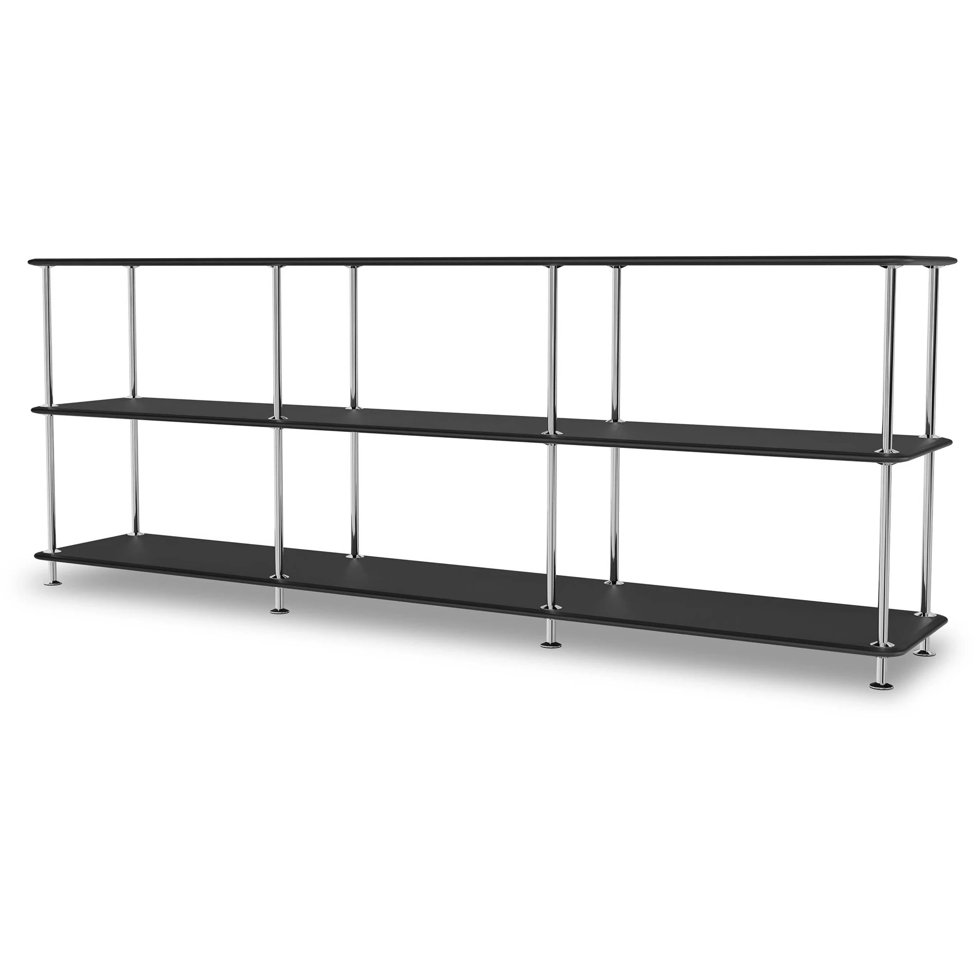 Montana Free Hylla 222000 / Krom - Bokhyllor Lackerad Metall Svart