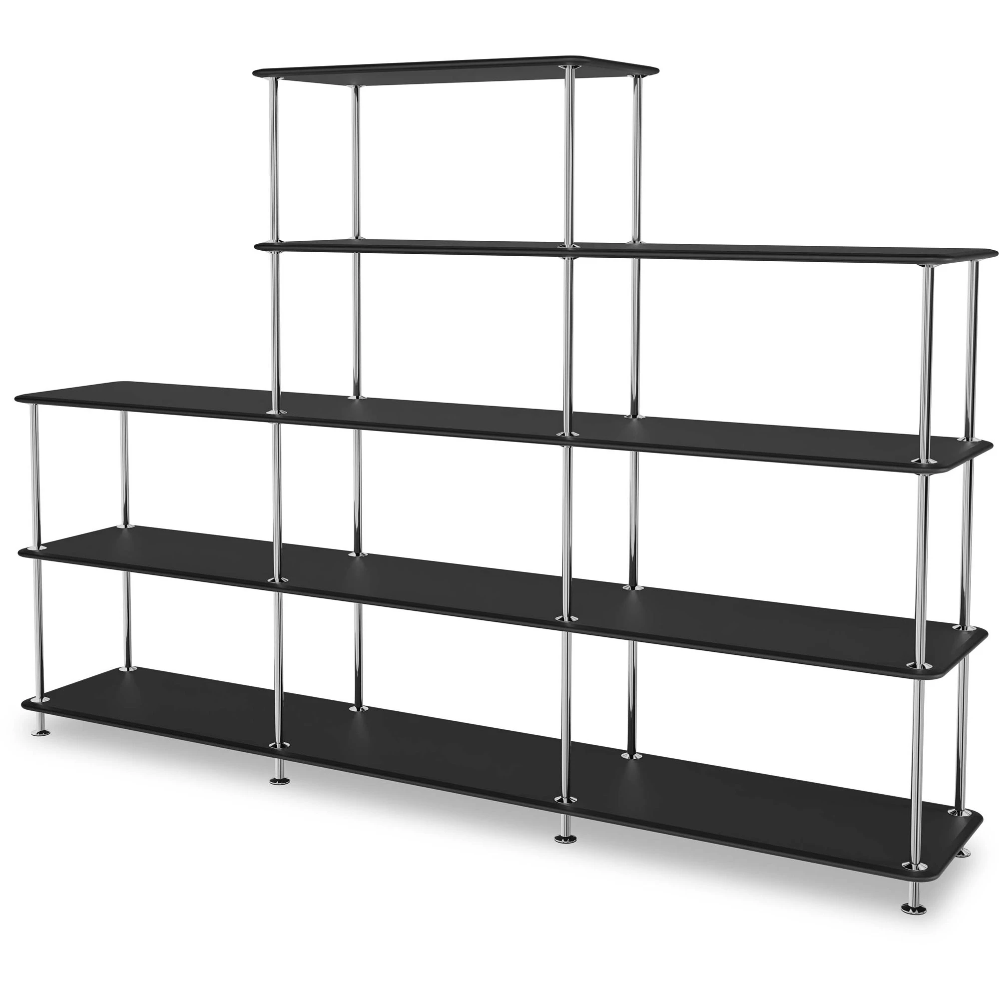 Montana Free Hylla 342000 / Krom - Bokhyllor Lackerad Metall Svart