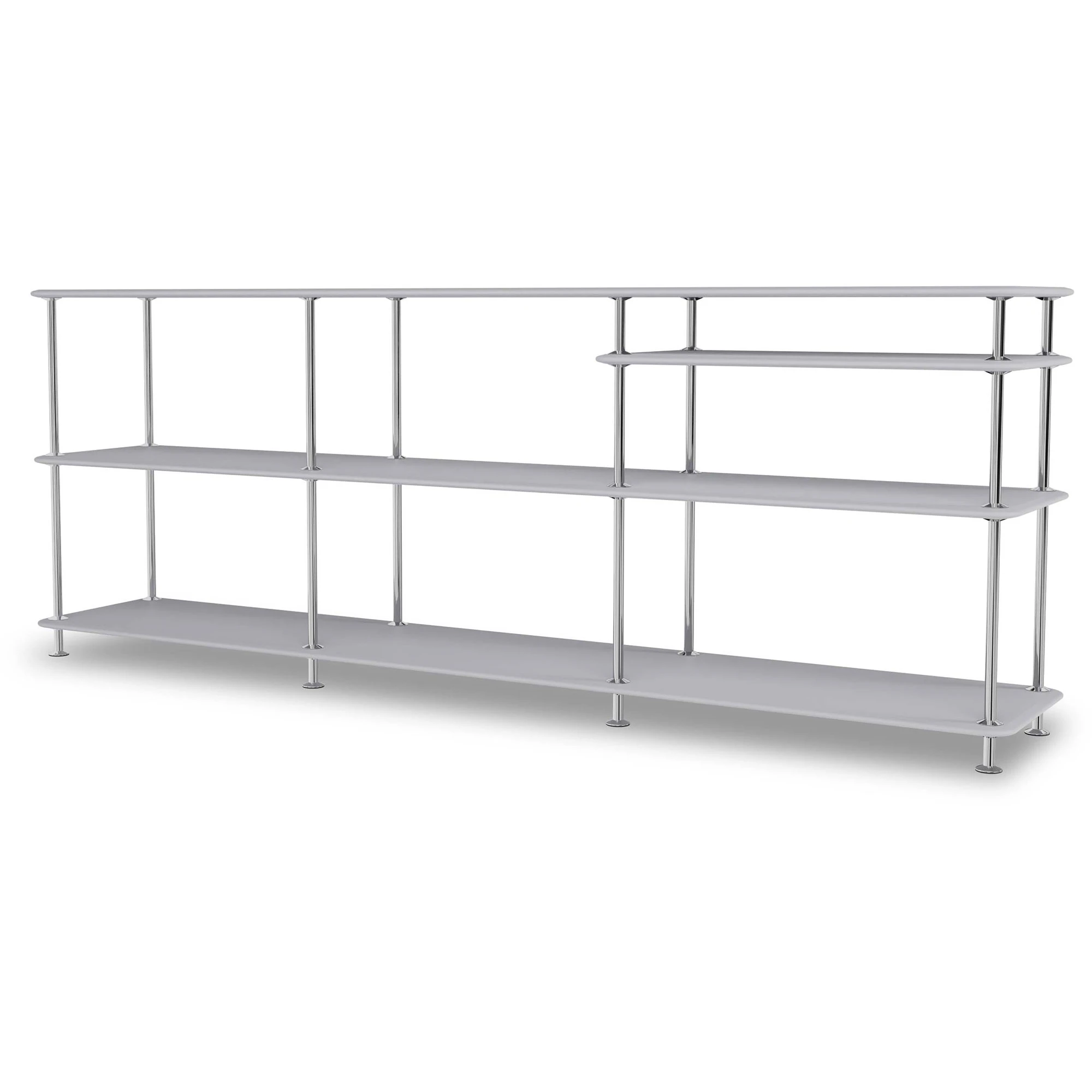 Montana Free Hylla 222100 Fjord / - Bokhyllor Lackerad Metall Krom