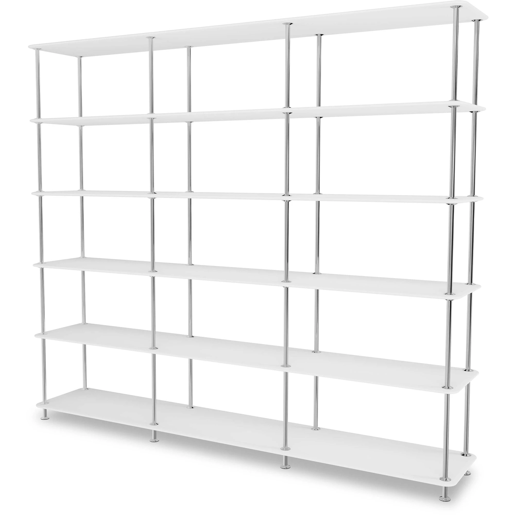 Montana Free Hylla 555000 New White / - Bokhyllor Lackerad Metall Krom
