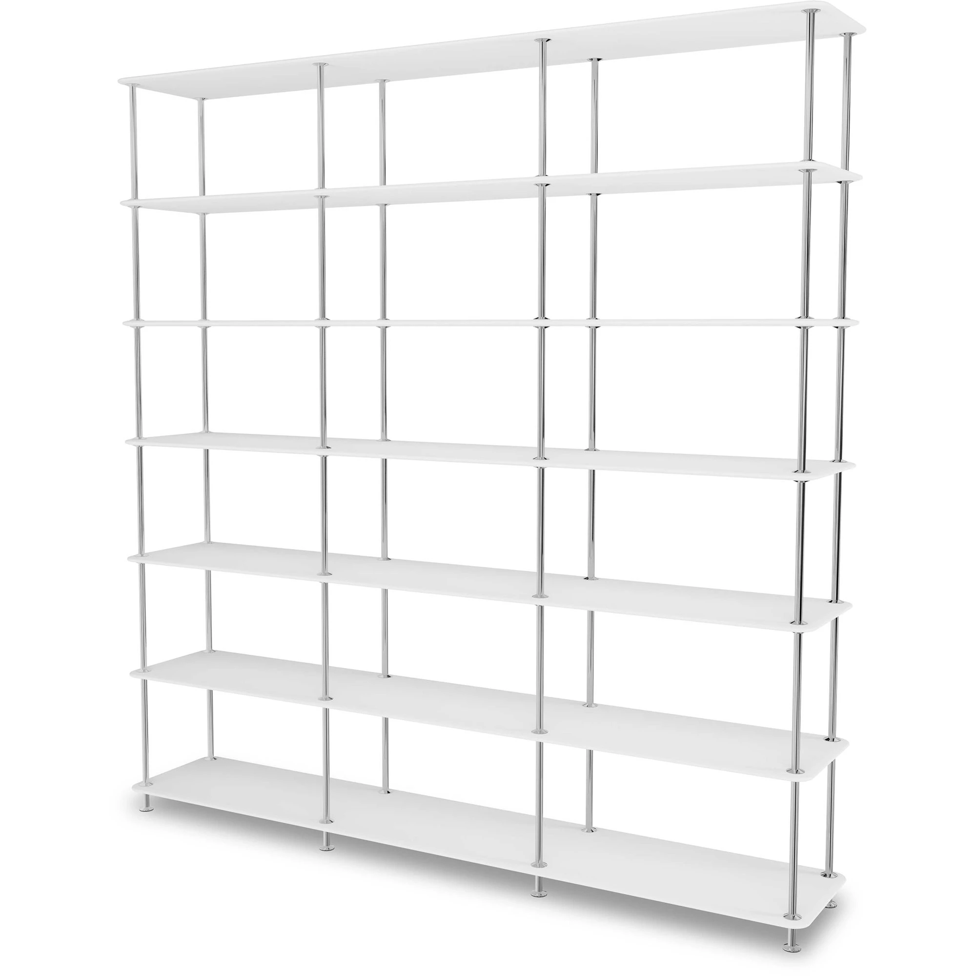 Montana Free Hylla 666000 New White / - Bokhyllor Lackerad Metall Krom