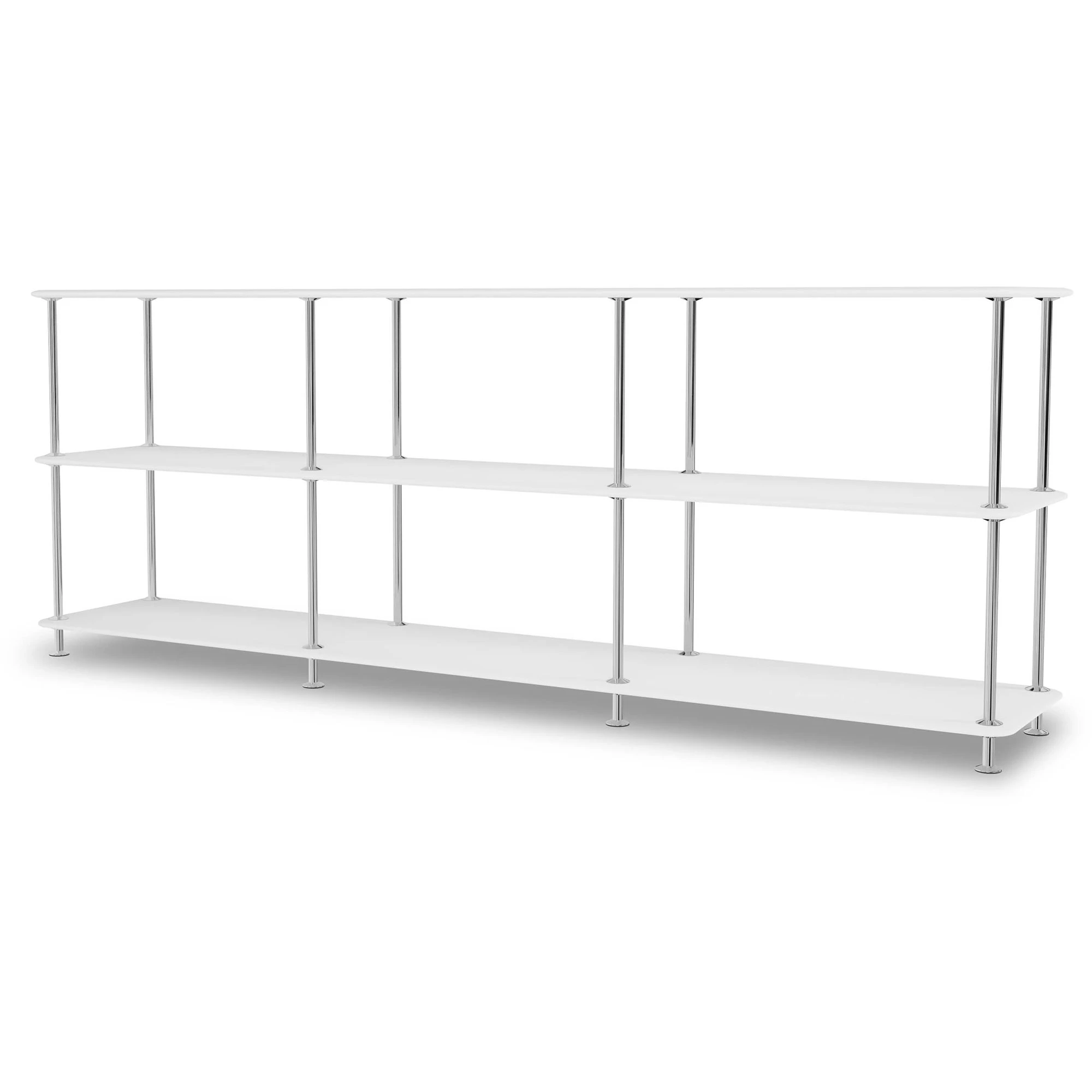 Montana Free Hylla 222000 New White / - Bokhyllor Lackerad Metall Krom