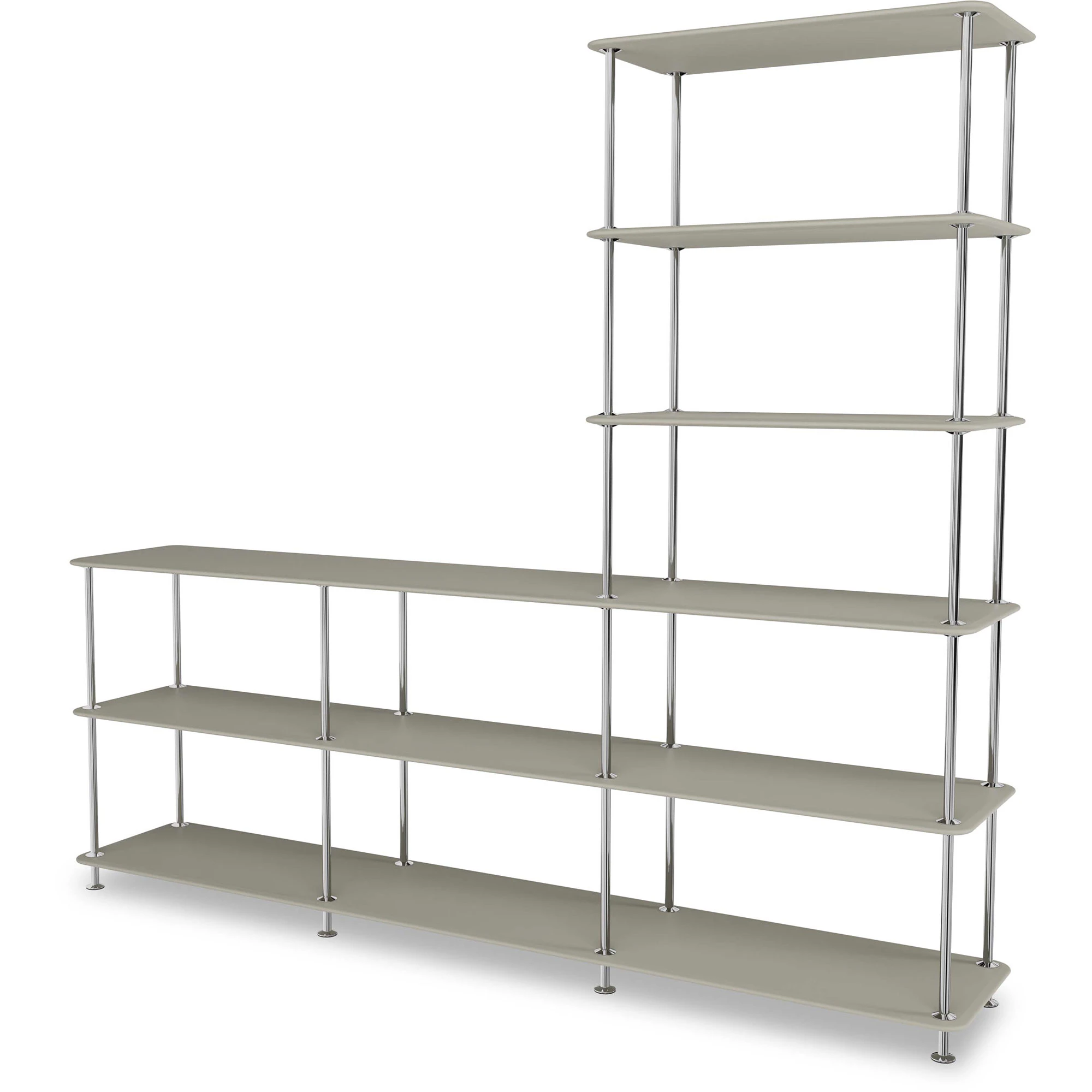 Montana Free Hylla 522000 Fennel / - Bokhyllor Lackerad Metall Krom