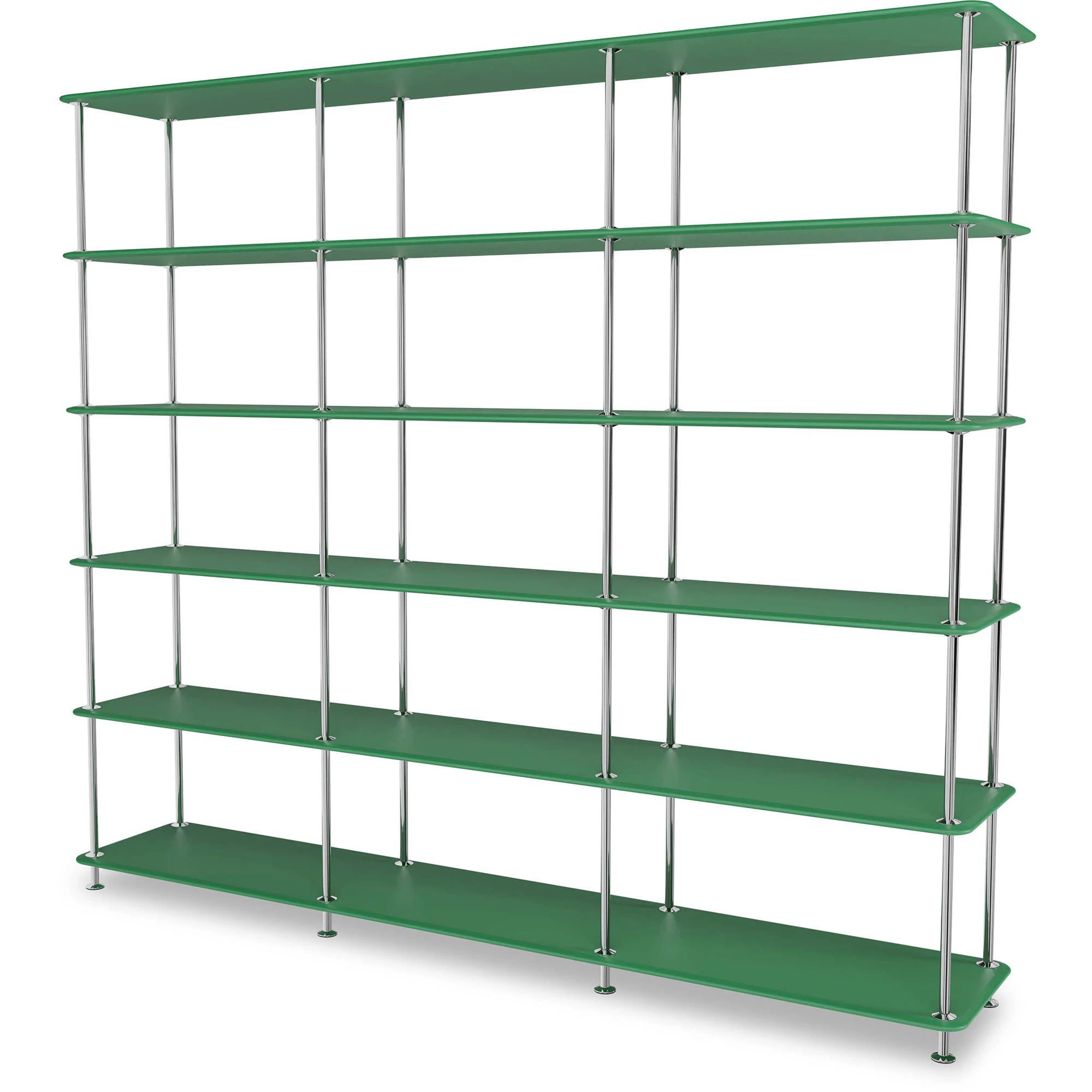Montana Free Hylla 555000 Parsley / - Bokhyllor Lackerad Metall Krom