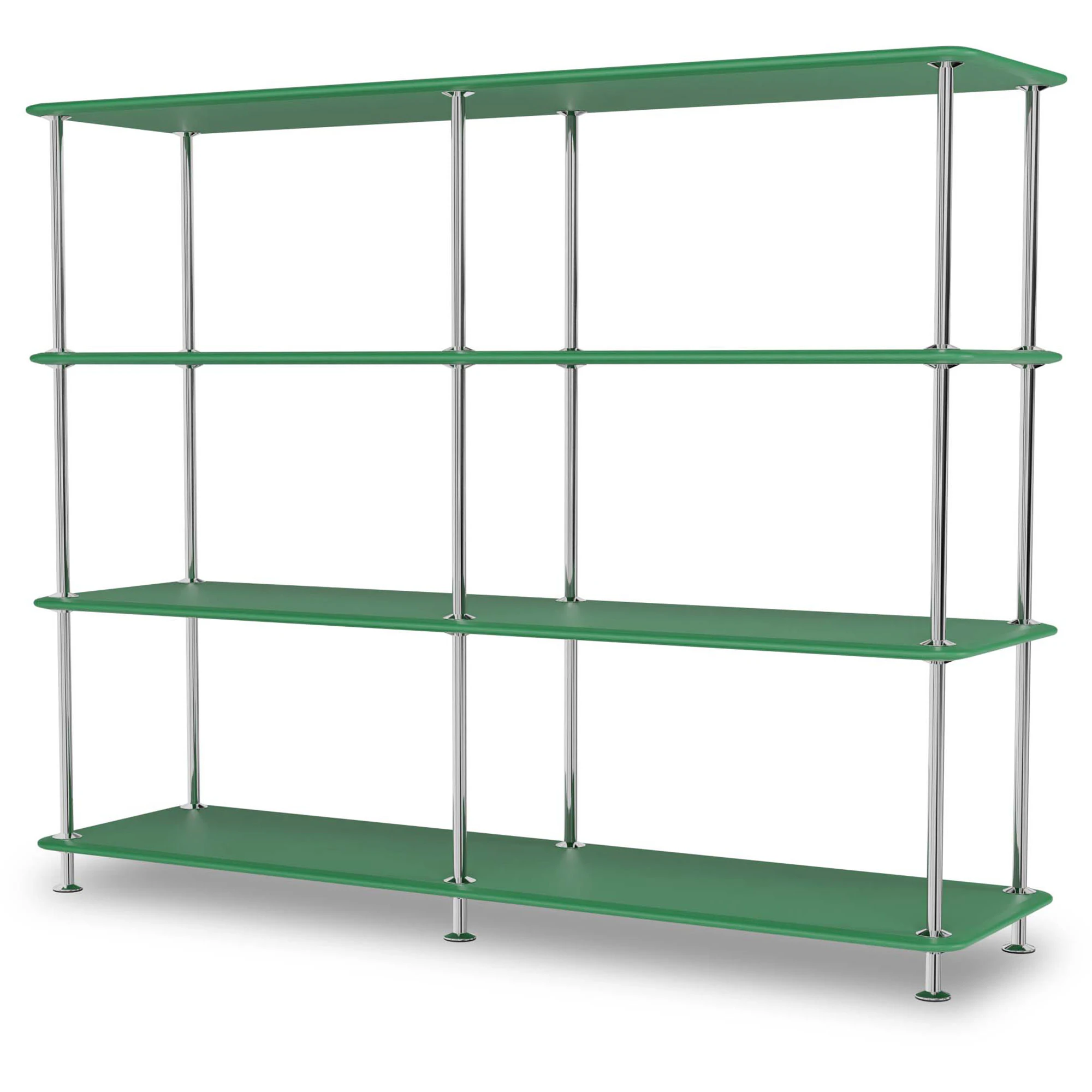 Montana Free Hylla 330000 Parsley / - Bokhyllor Lackerad Metall Krom