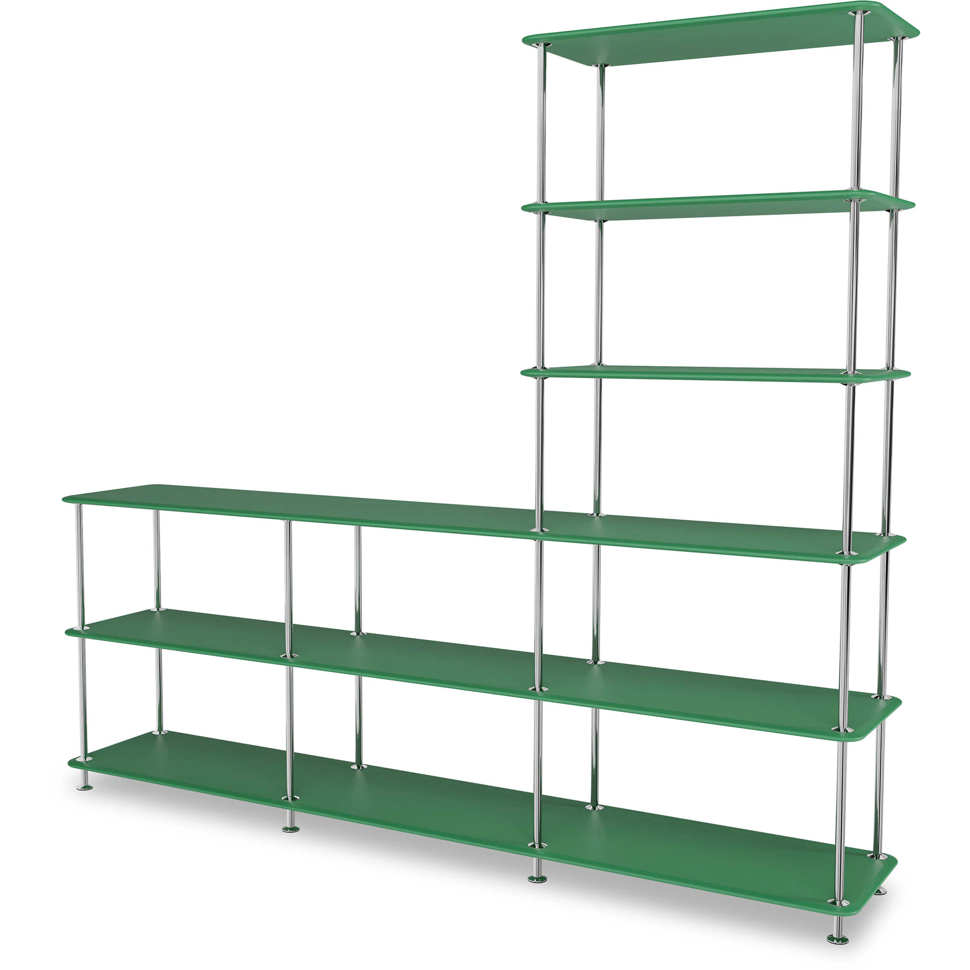 Montana Free Hylla 522000 Parsley / - Bokhyllor Lackerad Metall Krom