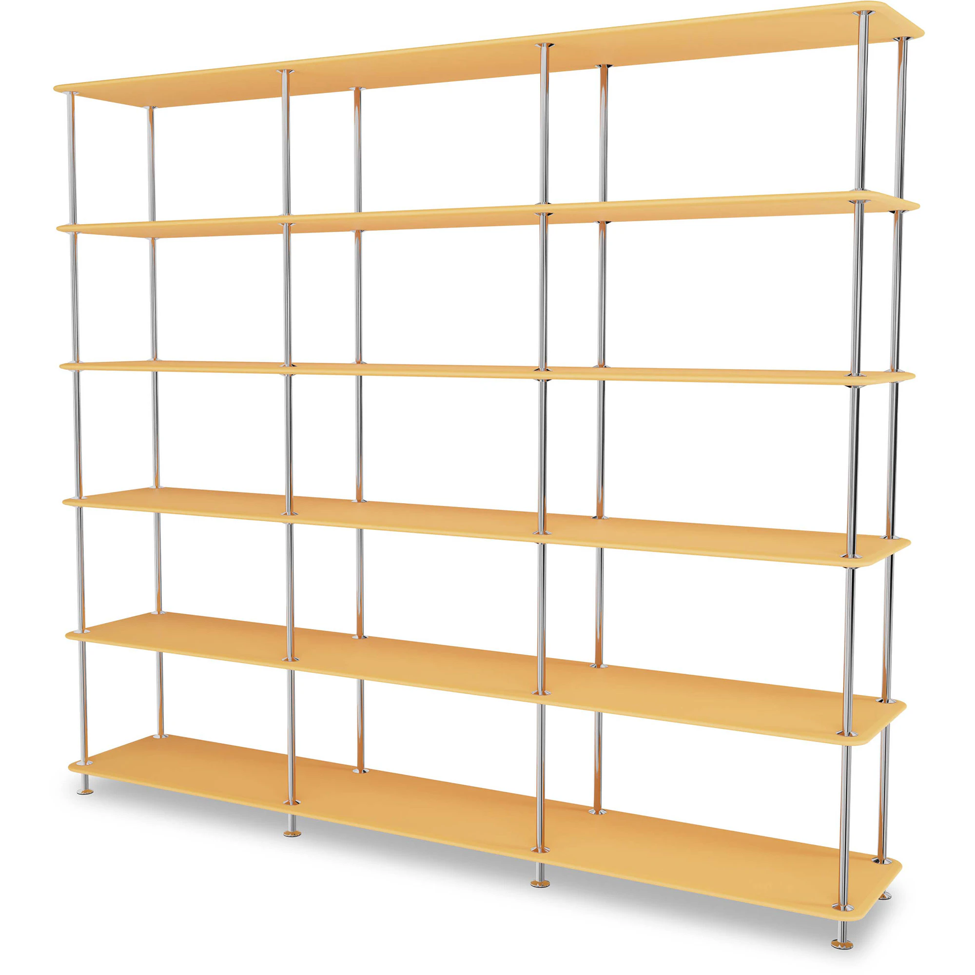 Montana Free Hylla 555000 Acacia / - Bokhyllor Lackerad Metall Krom