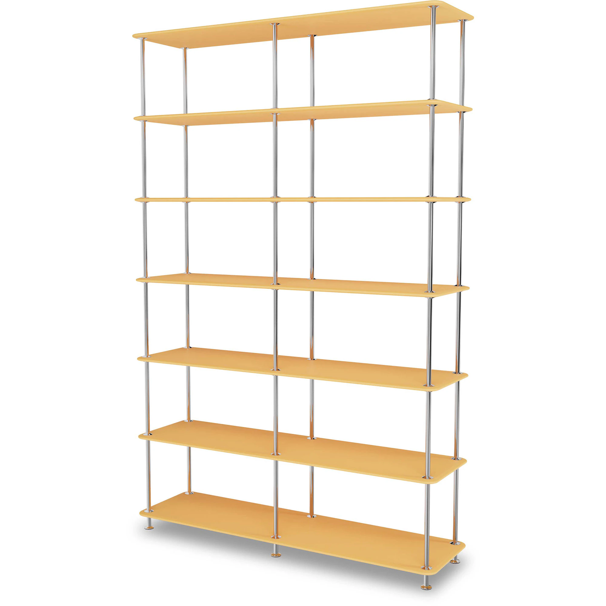 Montana Free Hylla 660000 Acacia / - Bokhyllor Lackerad Metall Krom