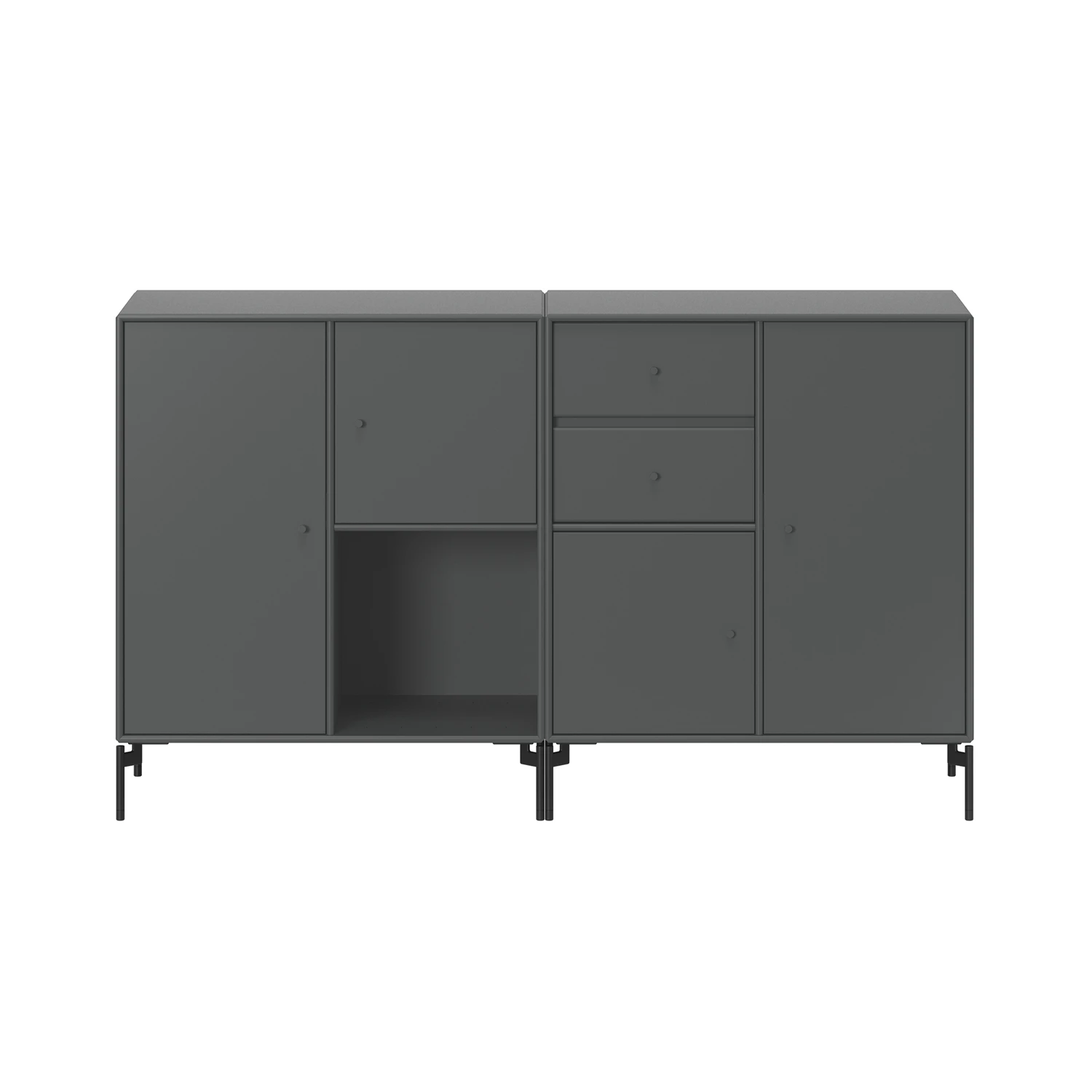 Montana Couple Sideboard - Sk&auml;nkar & sideboards Lackad Mdf Antracit