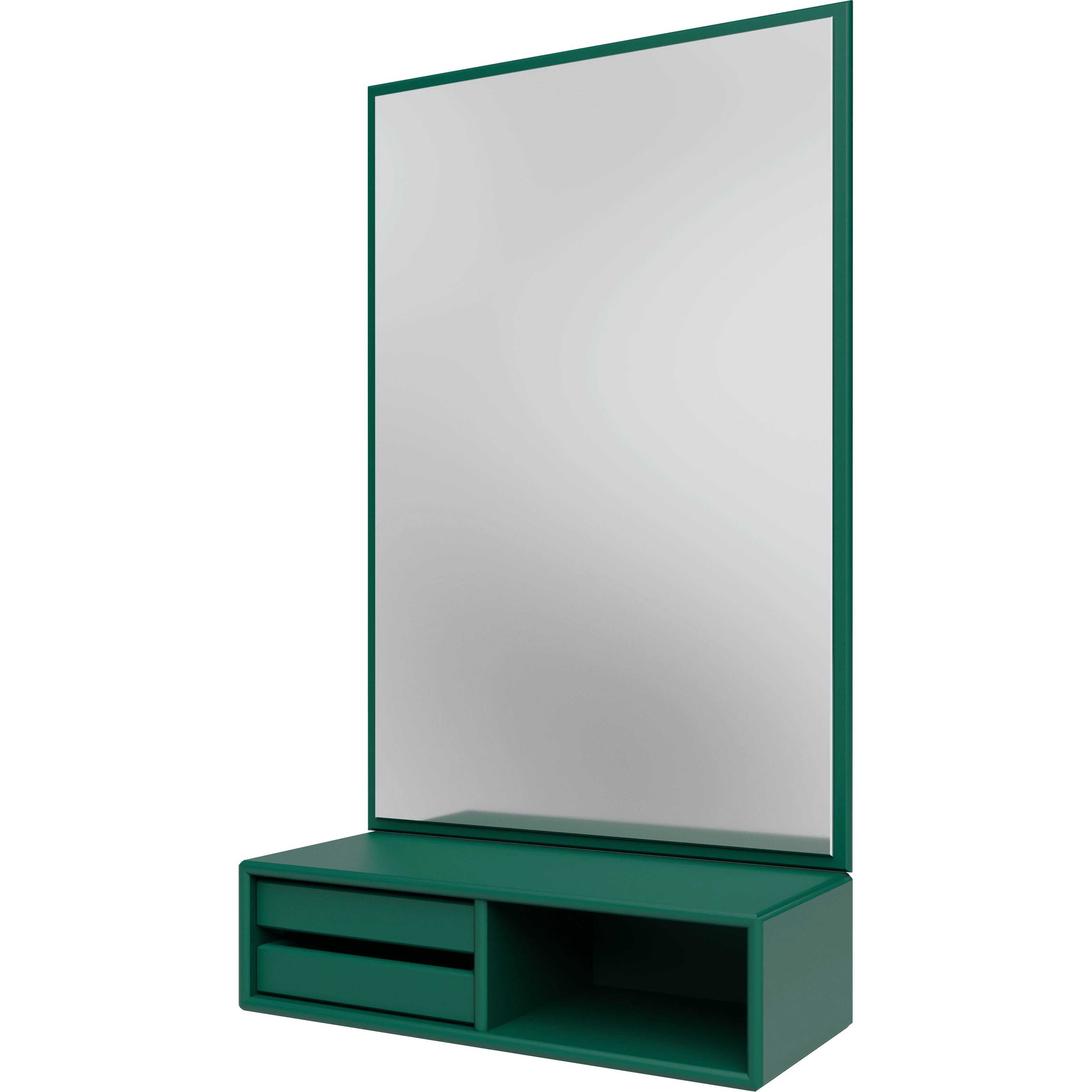 Montana Glance Väggspegel Med Hylla - Väggspeglar Spegelglas Pine