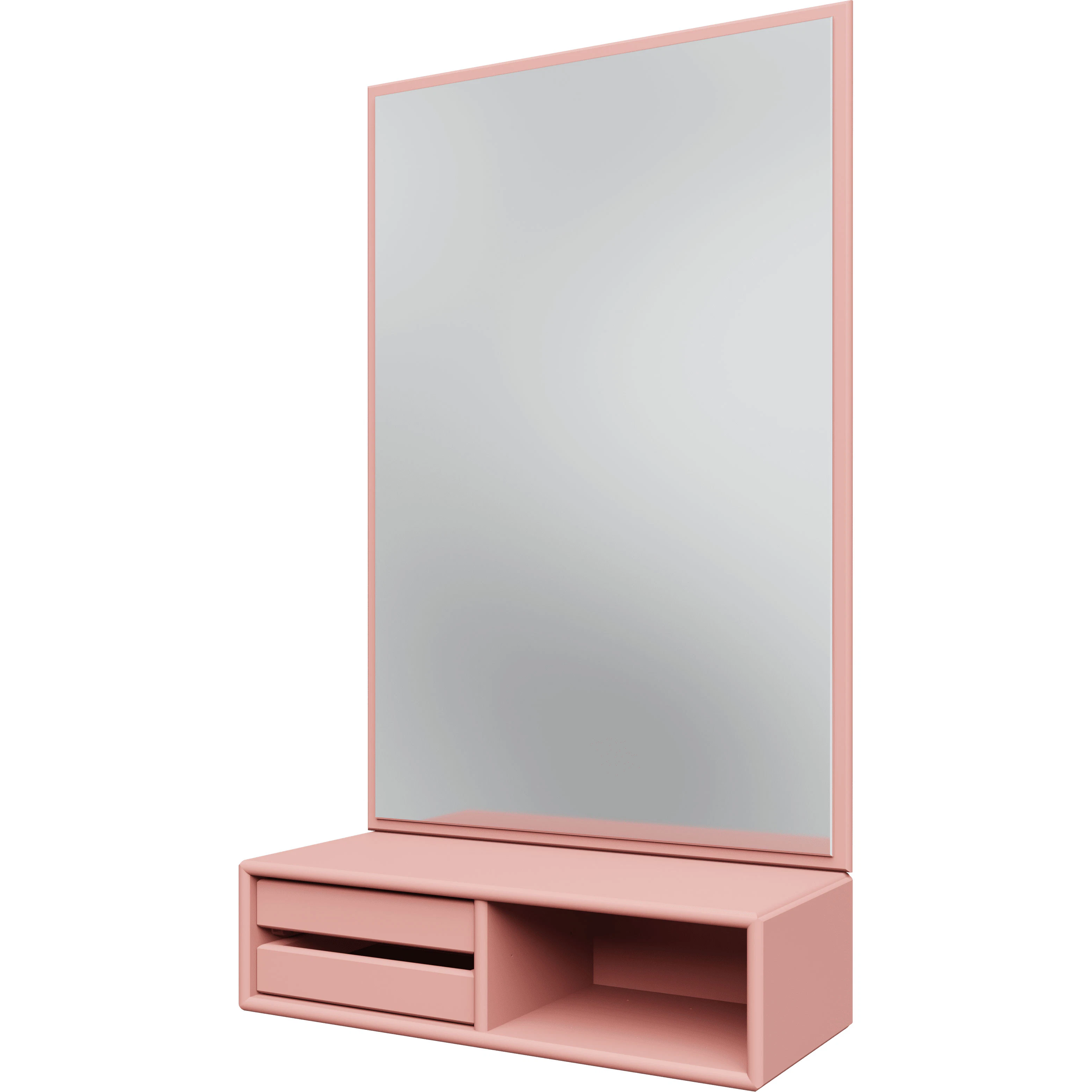 Montana Glance Väggspegel Med Hylla - Väggspeglar Spegelglas Ruby