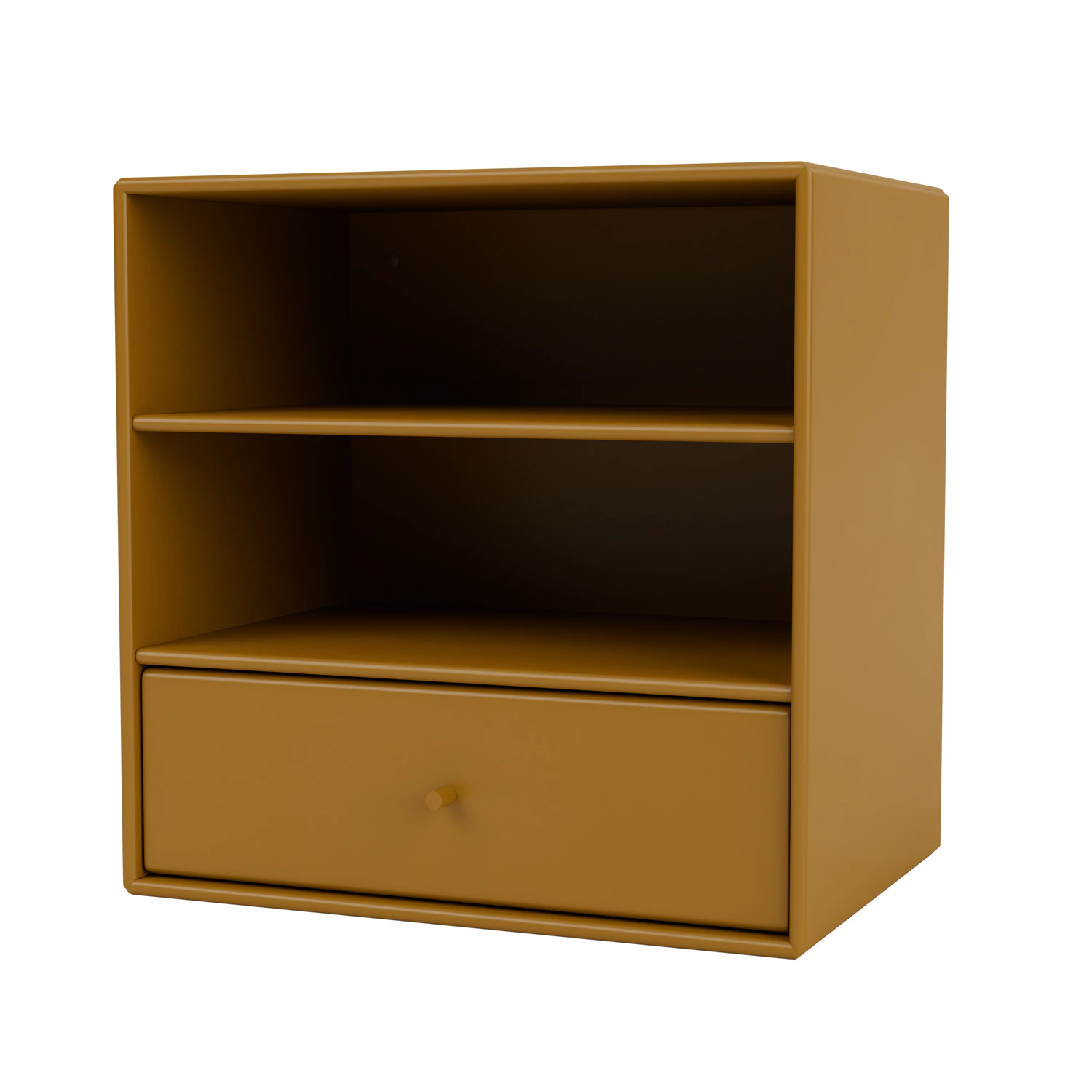 Montana Mini 1005 Hylla Med En Låda Amber - Vägghyllor Lackad Mdf Bärnsten