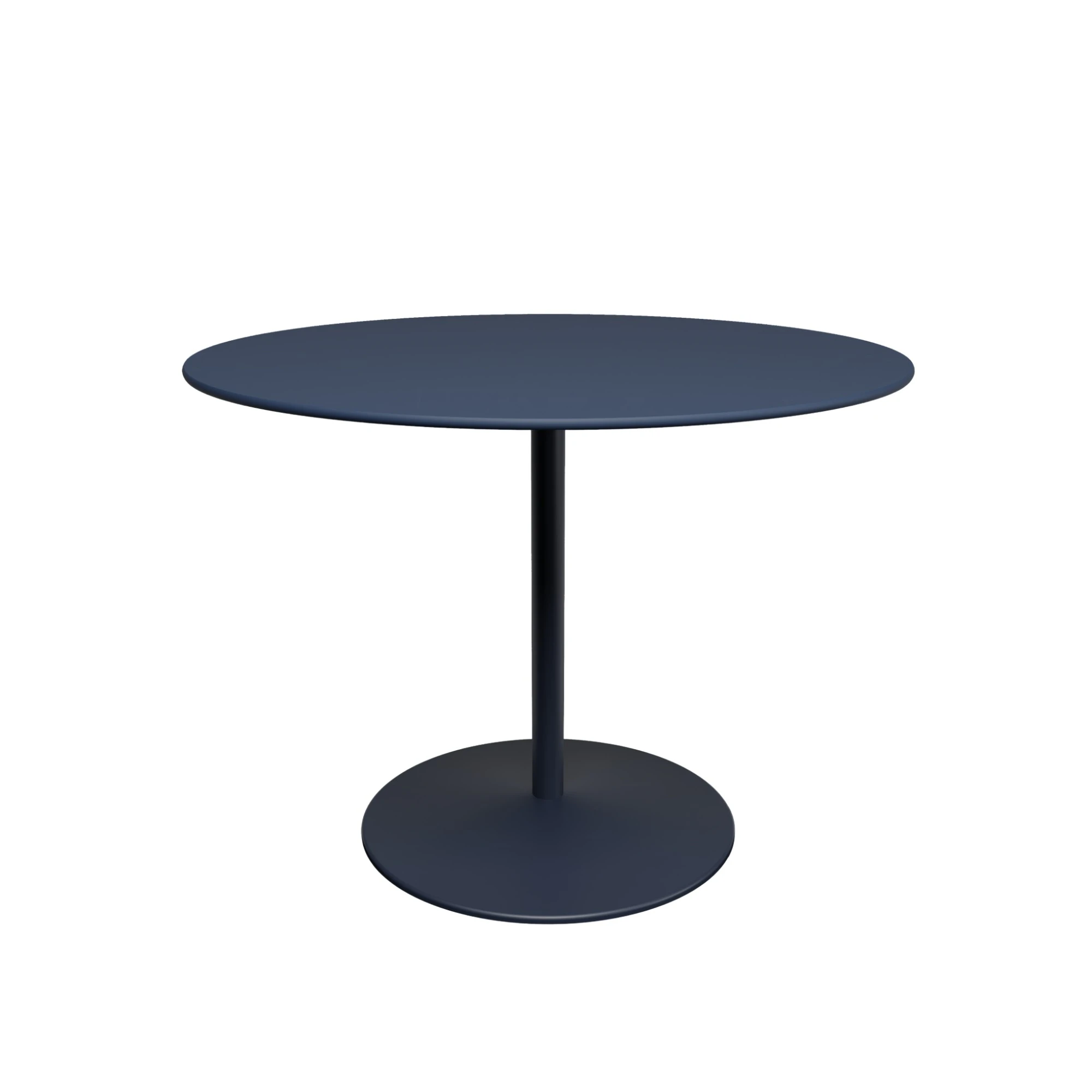 Montana Panton Caf&eacute;- & Matbord &Oslash;100 Cm 0754n Blue Fes Nano Laminate - Mdf M&ouml;rkbl&aring;
