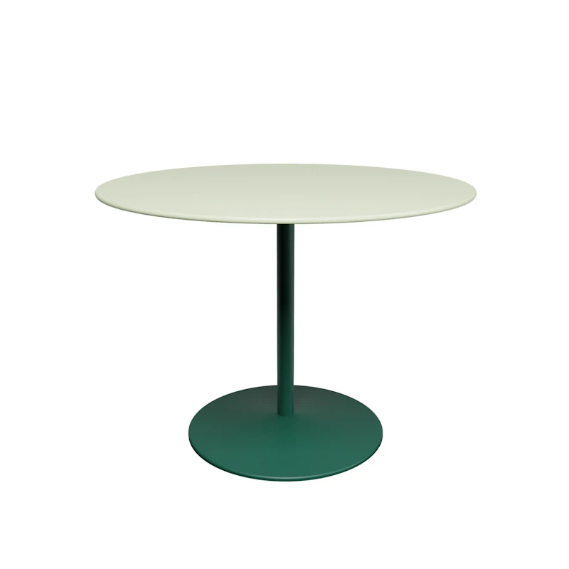 Panton Café- & Matbord Ø100 cm, 4183 Forbo Pistachio Linoleum